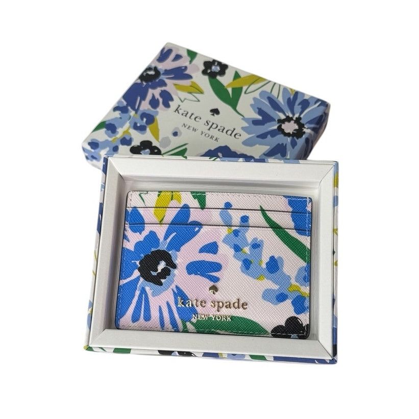 Kate Spade Kate Spade Boxed Madison Floral Small Slim Card Holder Size ONE SIZE - 1 Thumbnail