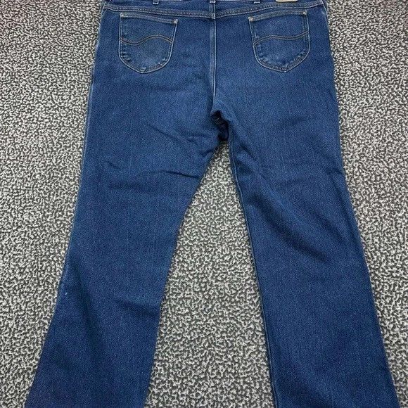 Lee Vintage Lee Jeans Men 48x32 Blue Denim Pants Straight Pocket Size US 32 / EU 48 - 2 Thumbnail