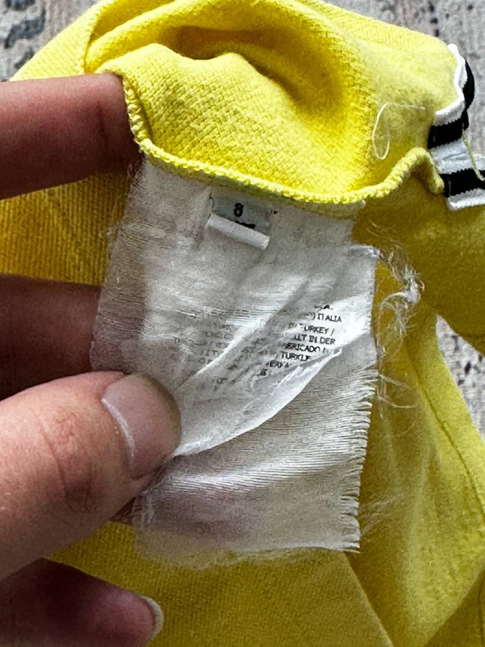 Stone Island Stone Island Junior 8 Years Yellow Patch Program Polo Size US XXS / EU 40 - 11 Thumbnail