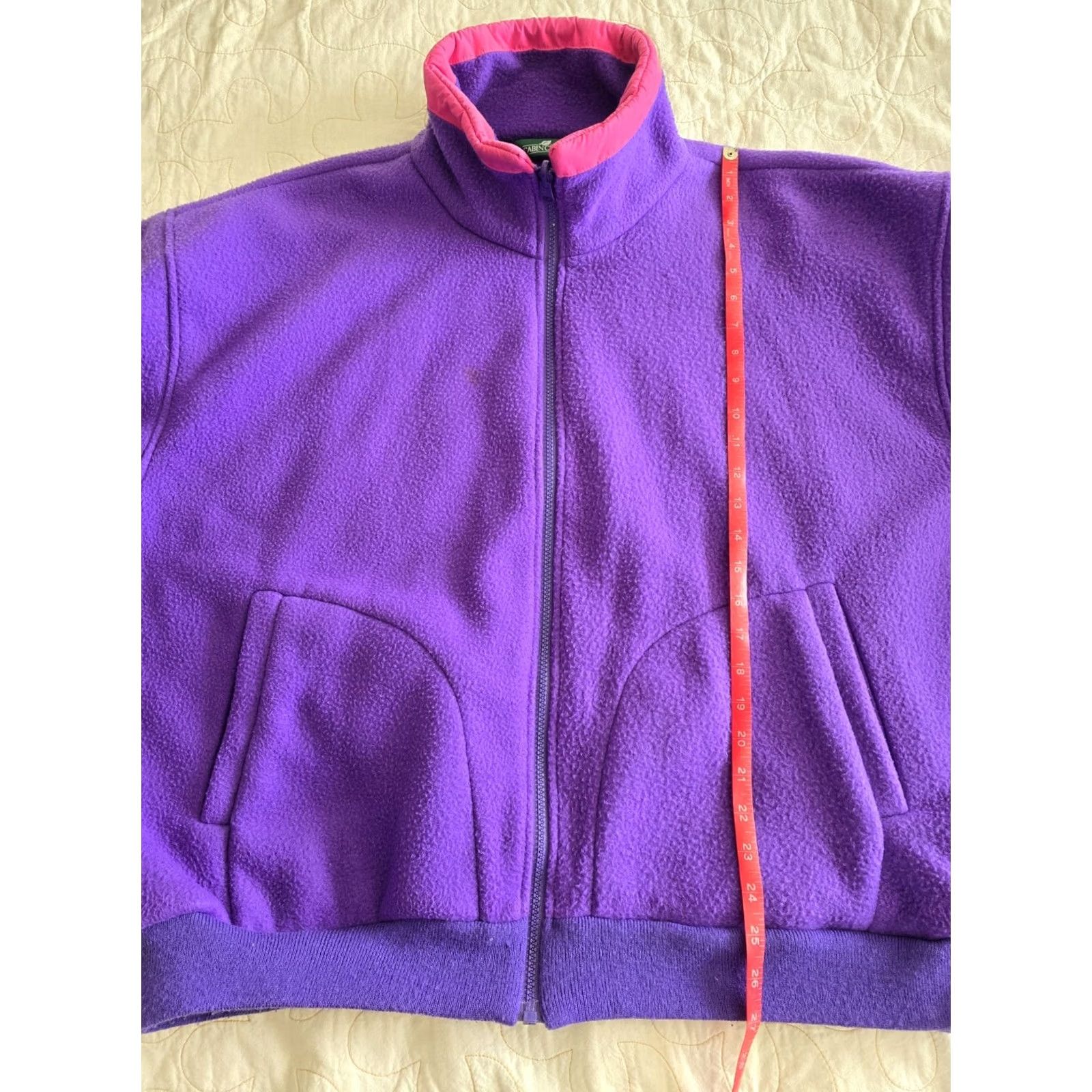 Vintage VINTAGE Cabin Creek Fleece Jacket 2XL Womens Purple 1980s 1990s Plus Size Everyday Androgyny Mens Girls Womens Size XXL / US 16-18 / IT 52-54 - 7 Thumbnail