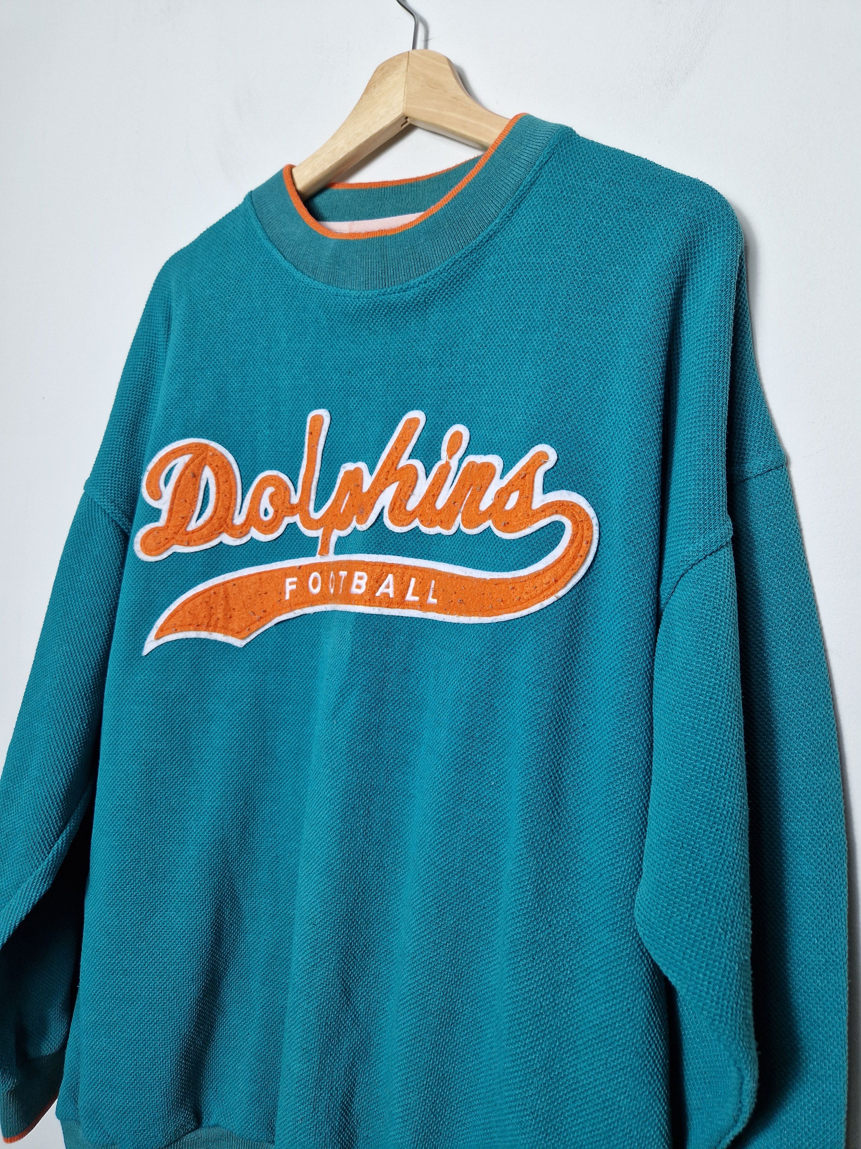 NFL × Starter × Vintage Starter Miami Dolphins sweatshirt Size US L / EU 52-54 / 3 - 4 Thumbnail