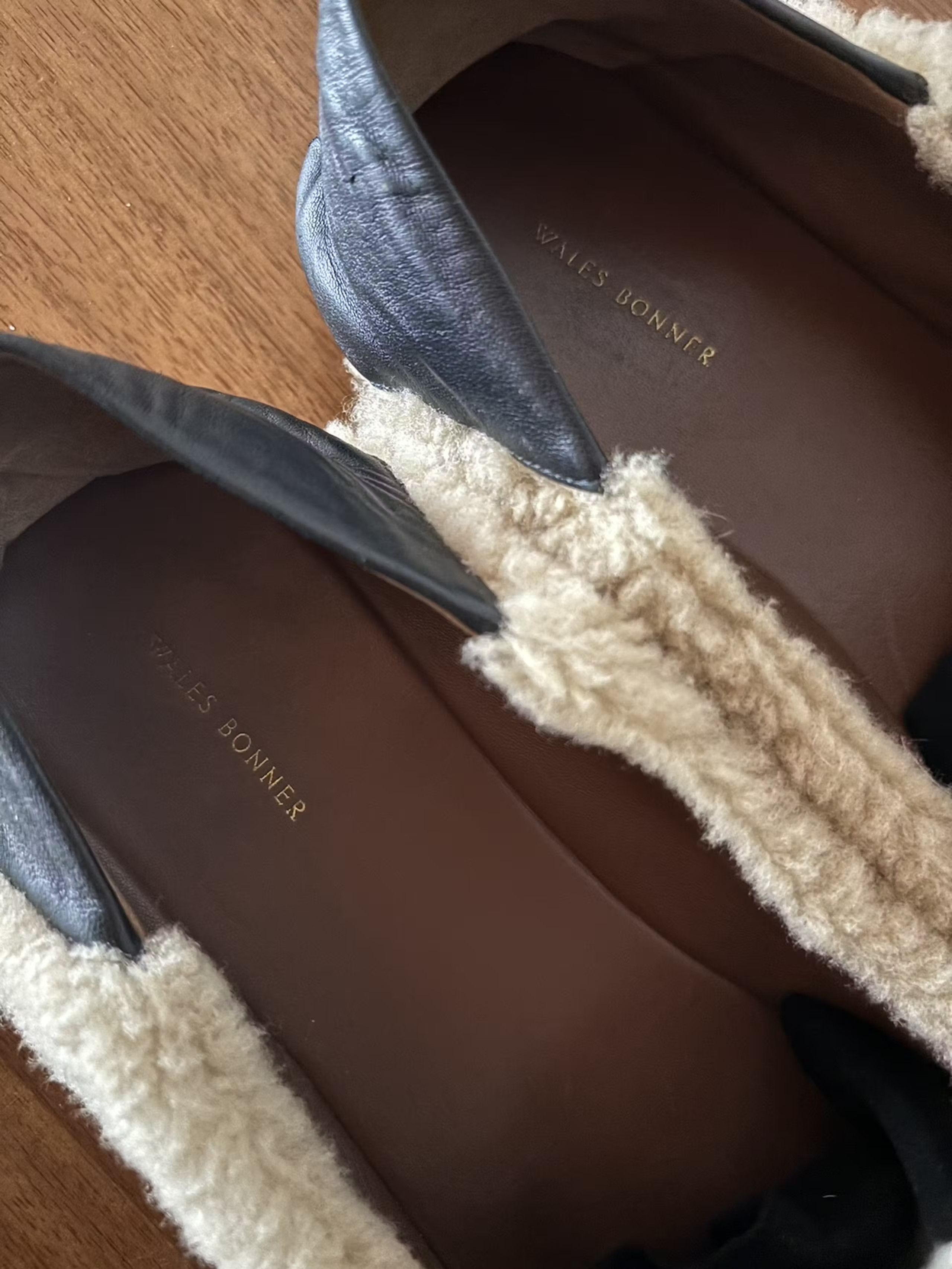 Wales Bonner Symphony Sheepskin Loafers Size US 11 / EU 44 - 3 Thumbnail