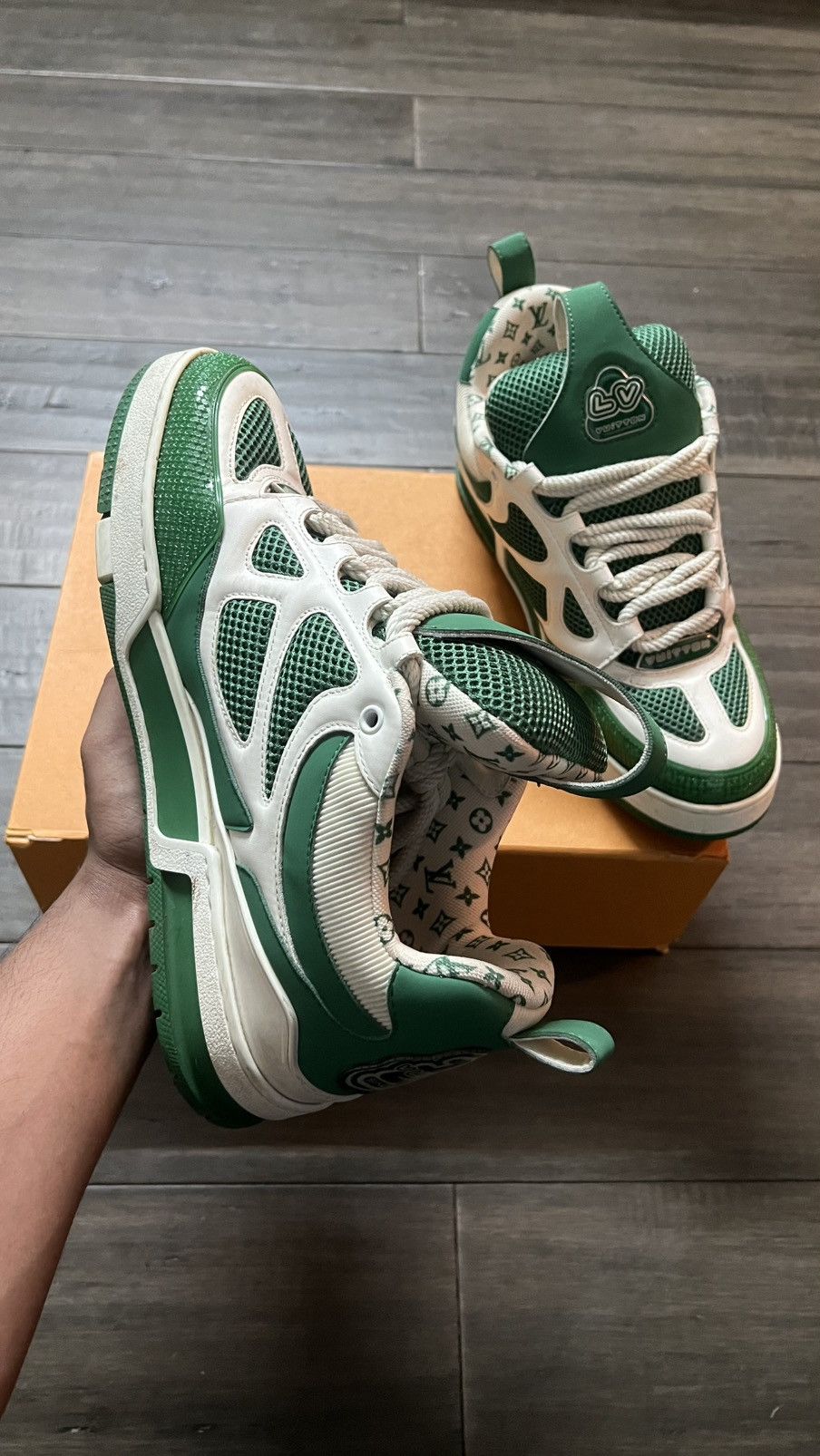 Louis Vuitton Louis Vuitton Green Skates Size US 10 / EU 43 - 3 Thumbnail