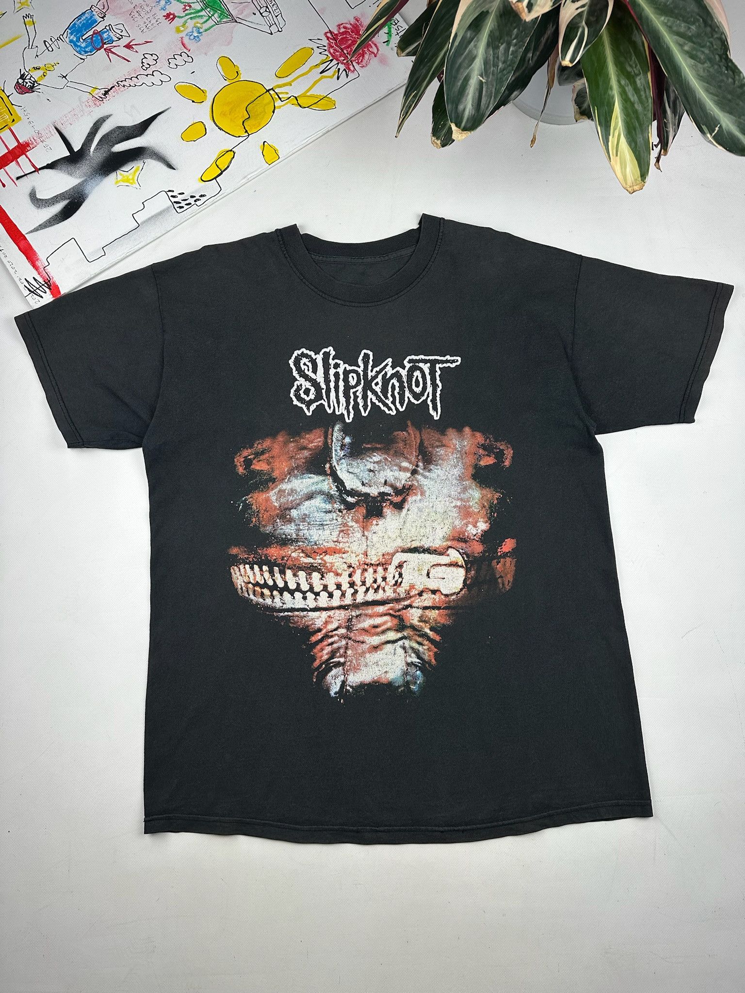 Band Tees Vintage Slipknot Double Sided T-Shirt Size US L / EU 52-54 / 3 - 1 Thumbnail