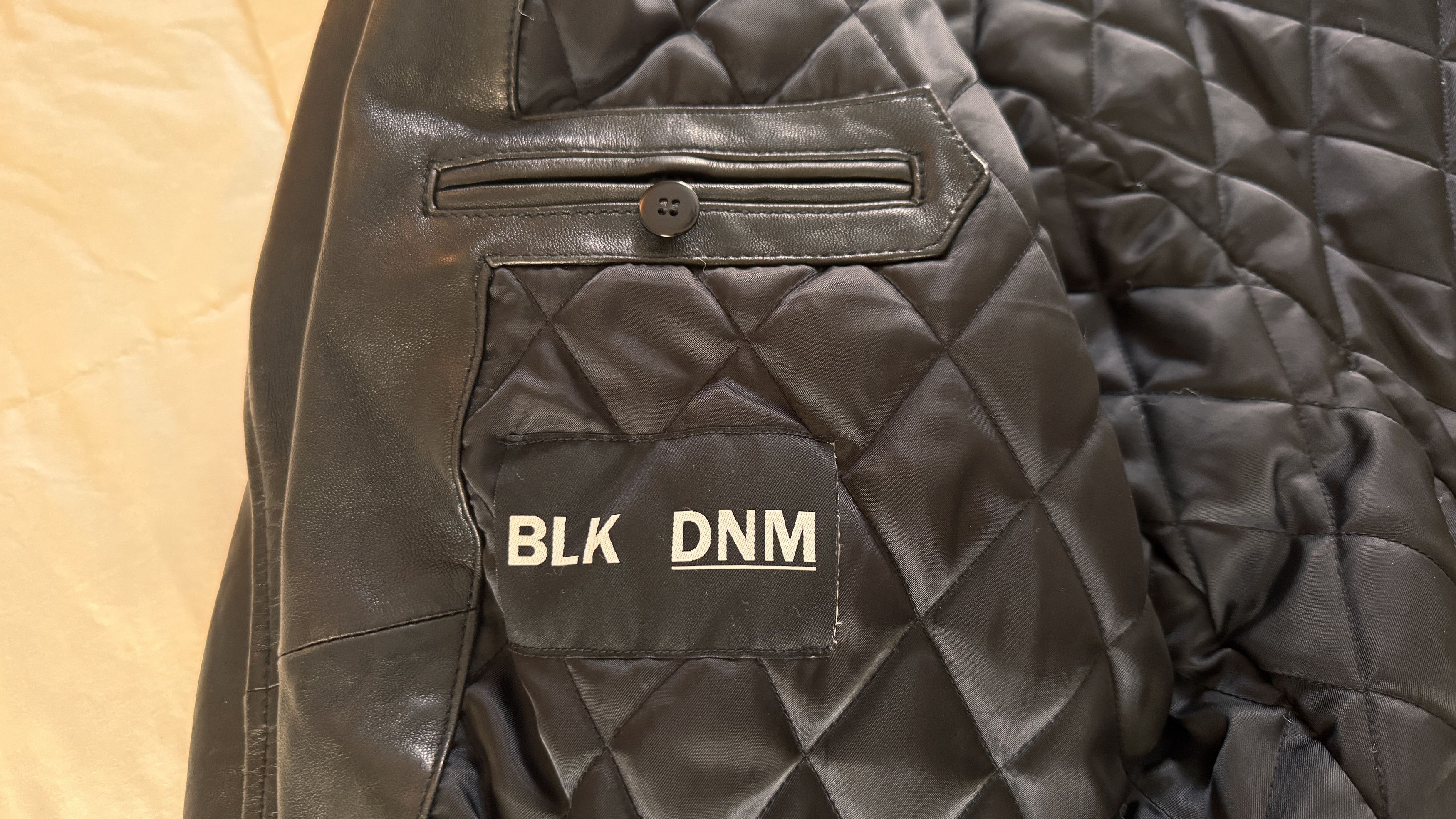 Blk Dnm Biker jacket Size US XL / EU 56 / 4 - 2 Thumbnail