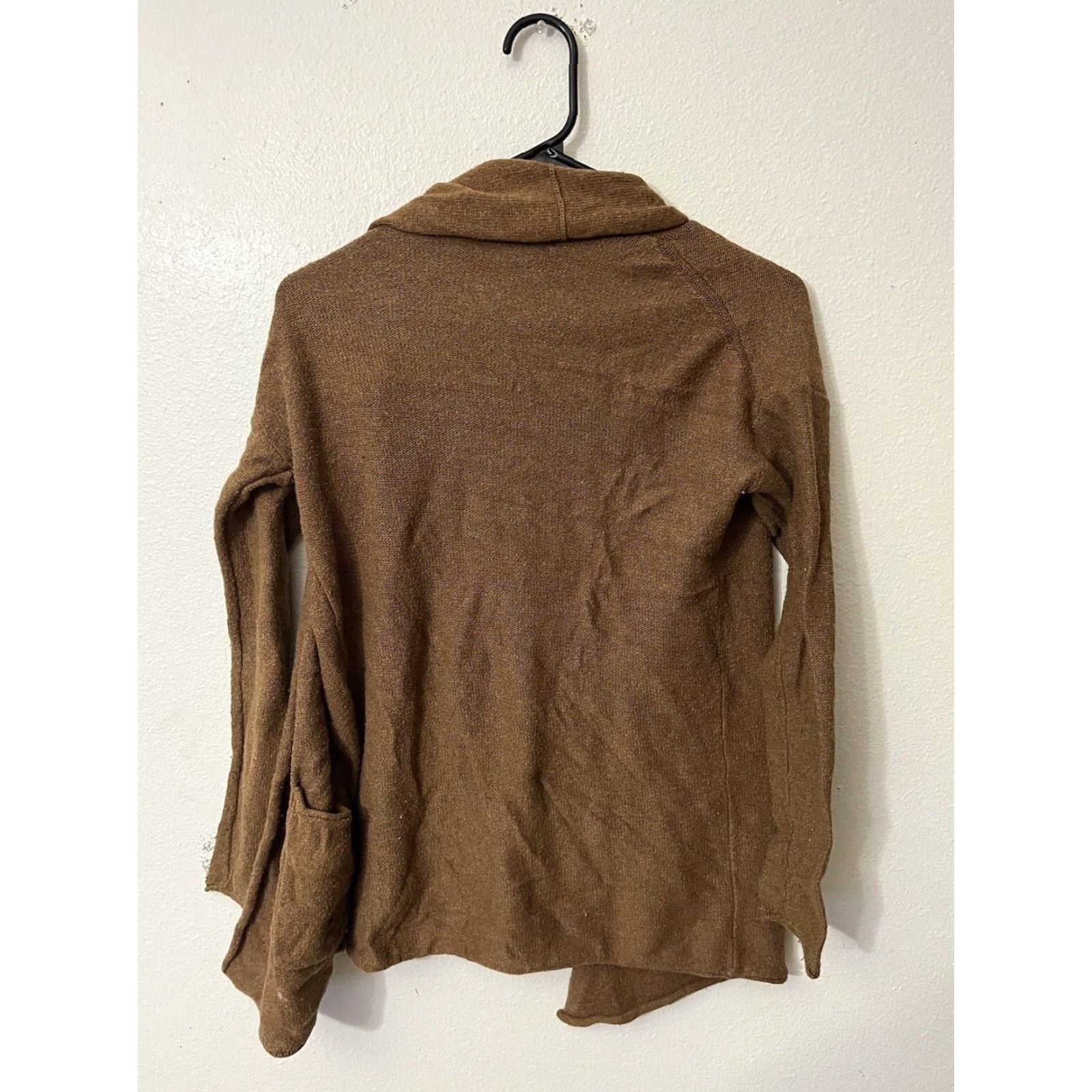 H&M H&M Cardigan Sweater Open Front Knit Womens XS Brown Size XS / US 0-2 / IT 36-38 - 2 Thumbnail
