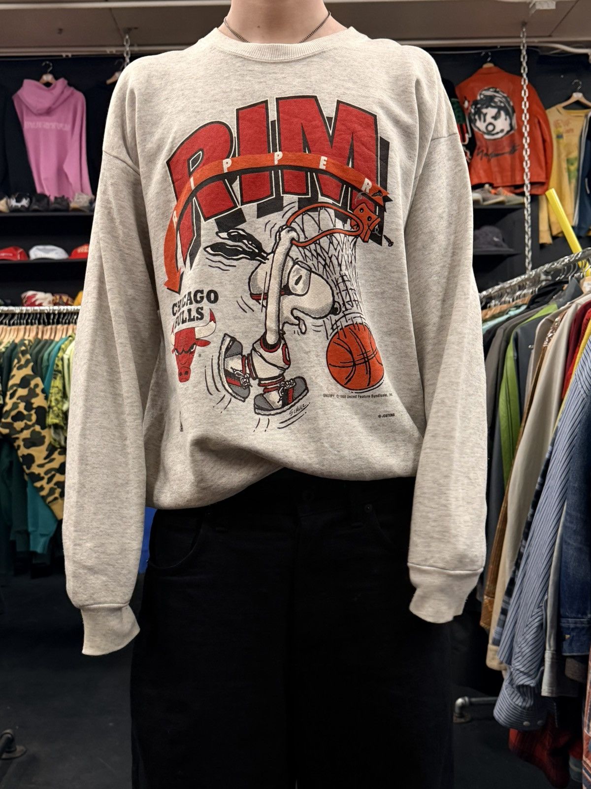 Vintage Vintage Chicago bulls crewneck Size US L / EU 52-54 / 3 - 1 Thumbnail