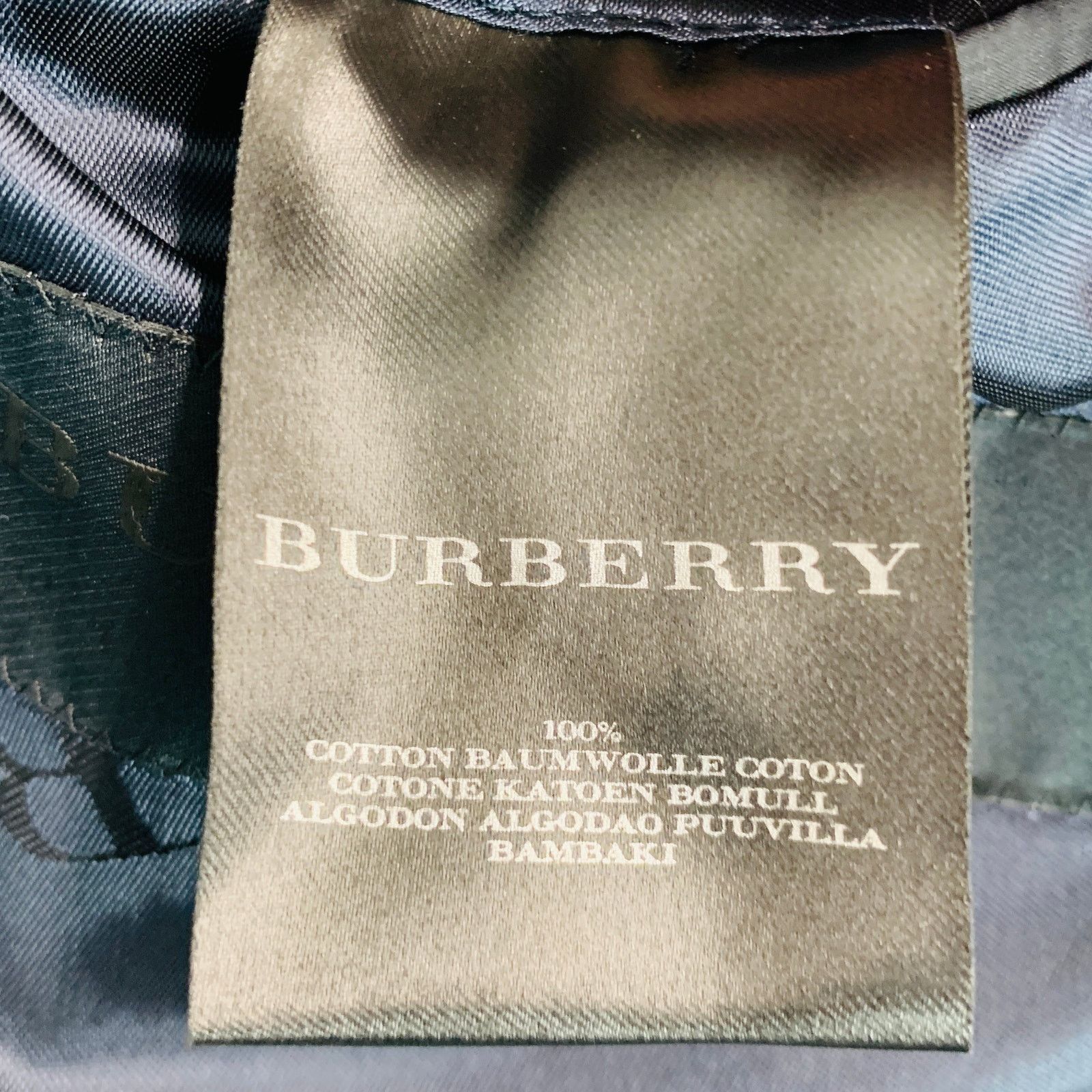 Burberry Prorsum BURBERRY PRORSUM Size 40 Black Coated Cotton Sport Coat Size 40R - 11 Thumbnail