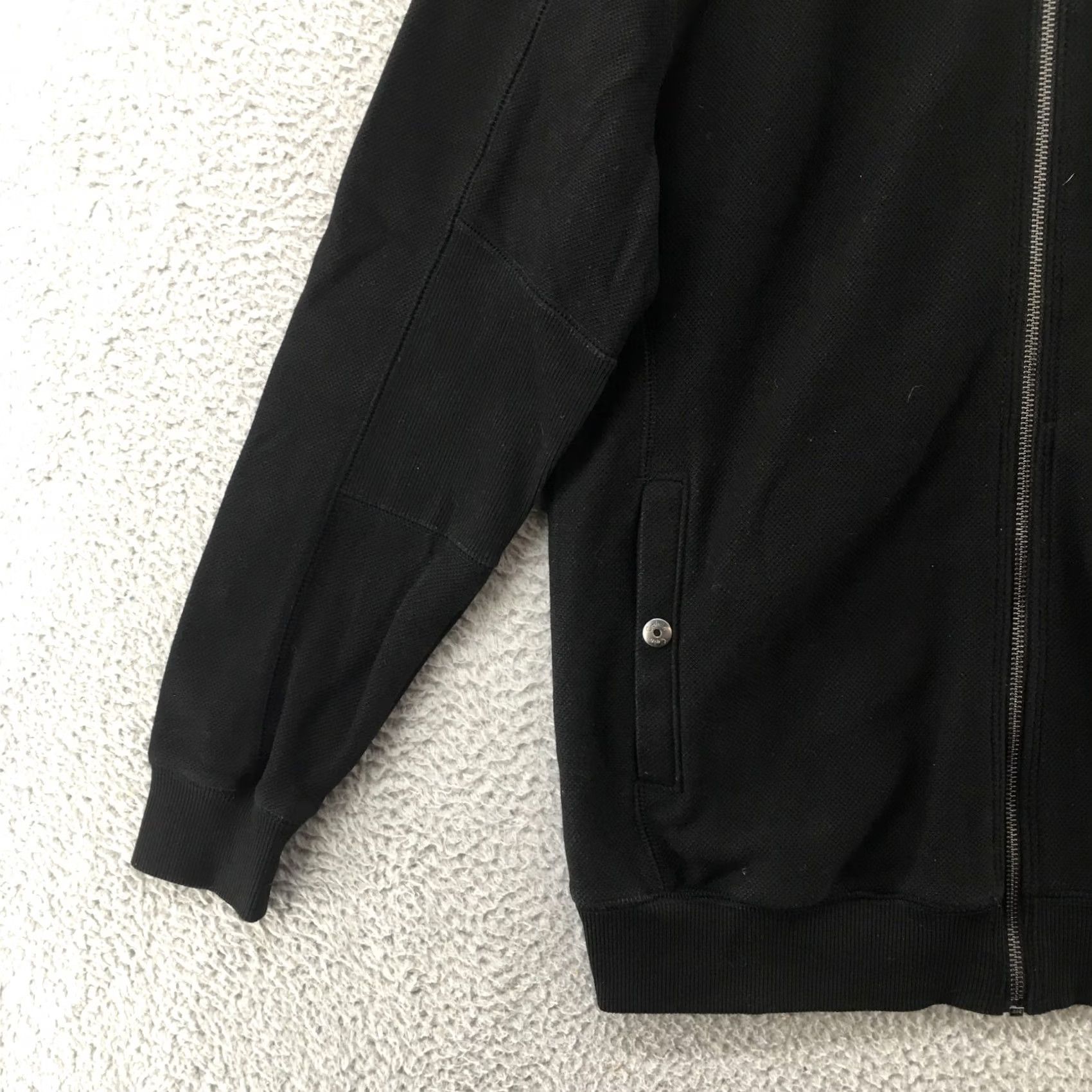 Calvin Klein Calvin Klein Zip Up Jacket Mens M Black Mock Neck Long Sleeve Front Pockets Size US M / EU 48-50 / 2 - 3 Thumbnail