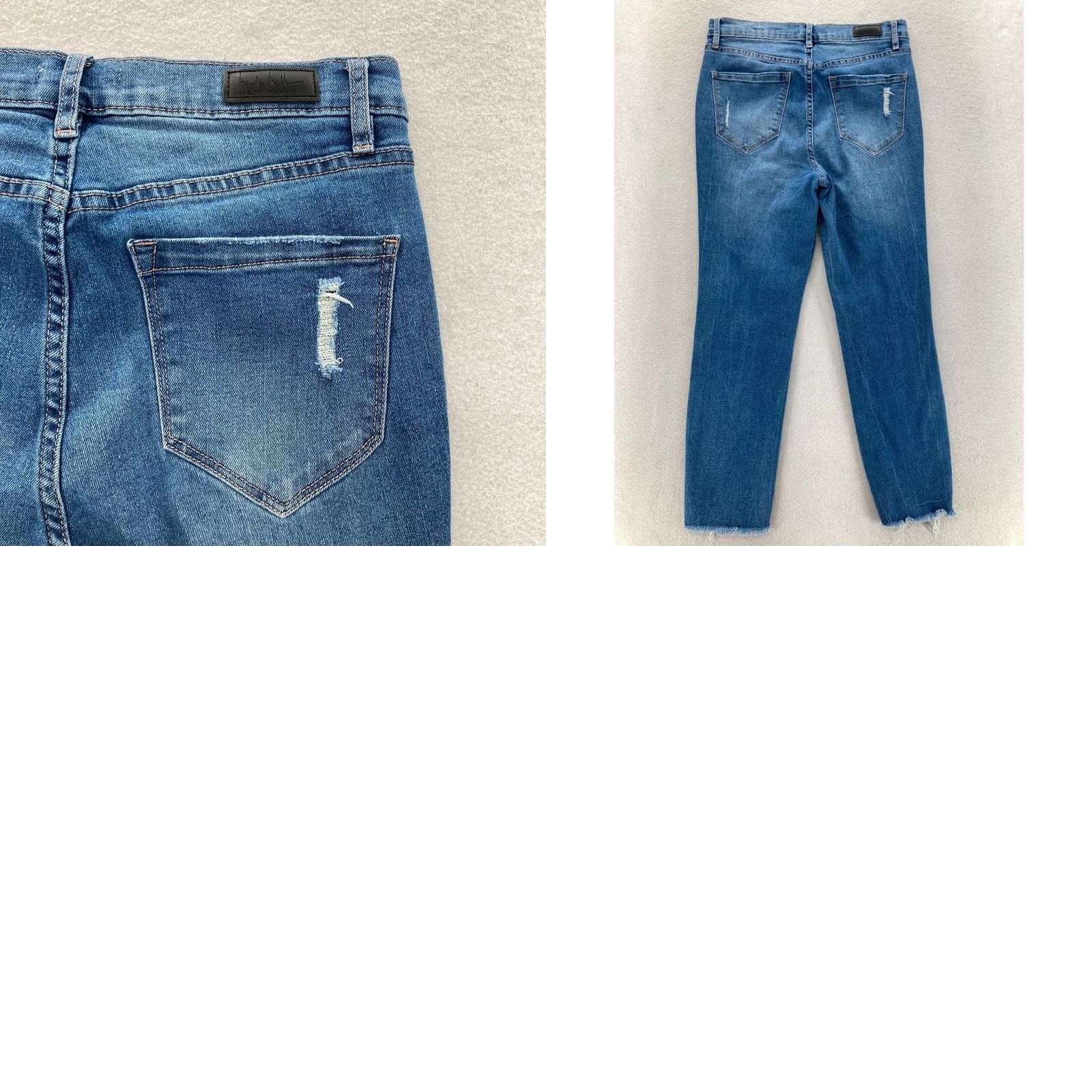 Nicole Miller Nicole Miller Soho Slim Ankle Jeans Women's 4 Blue Stretch Denim High Rise Y2K Size 28" / US 6 / IT 42 - 9 Thumbnail