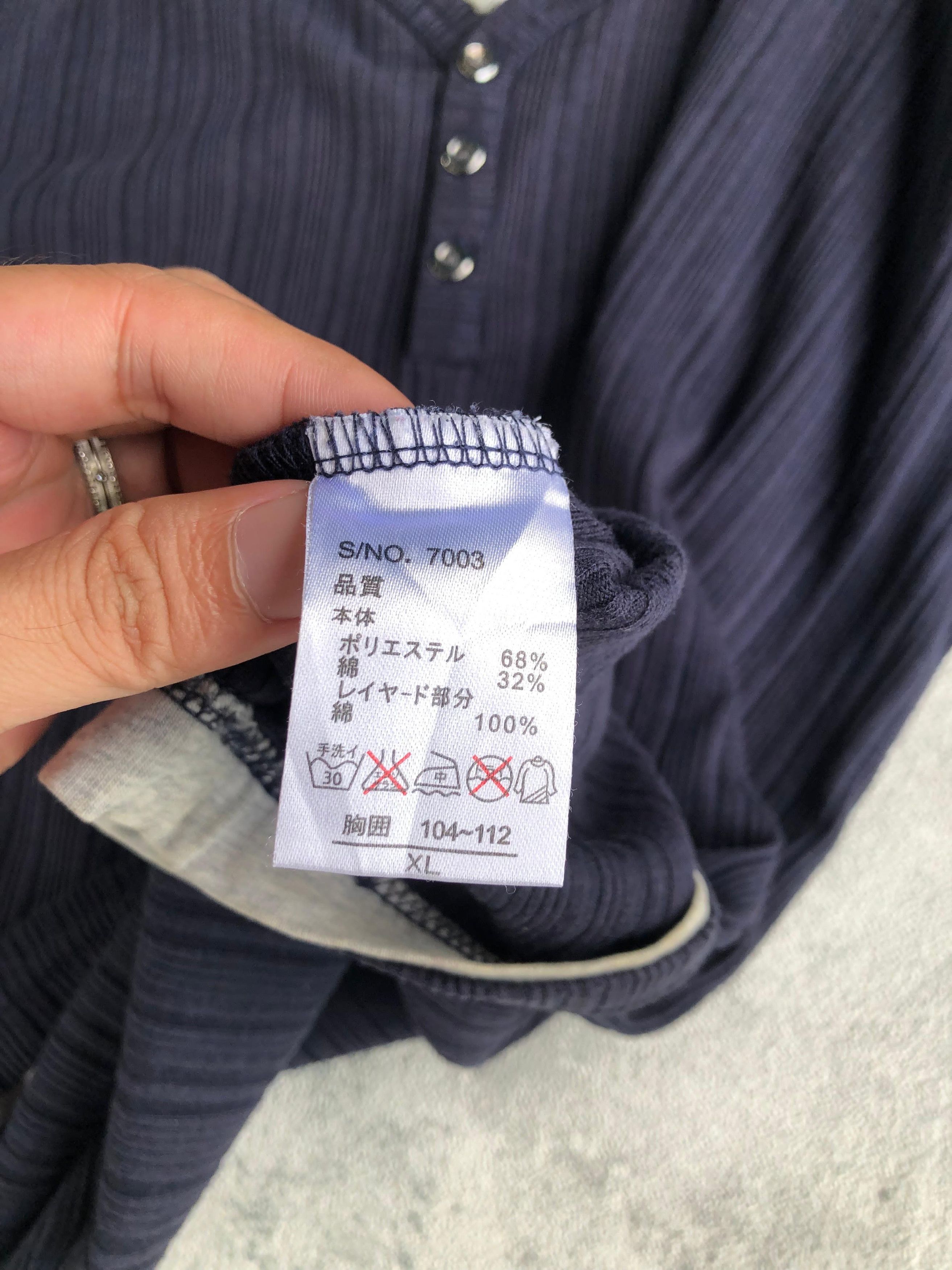Japanese Brand Foravi Long Sleeve Double Layer Size US XL / EU 56 / 4 - 3 Thumbnail