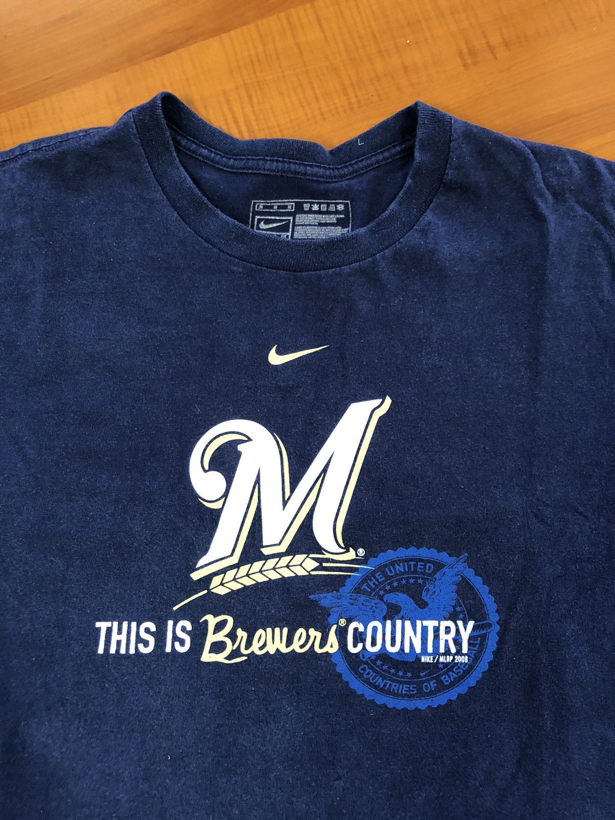 MLB Nike MLB Milwaukee Tshirt Size US L / EU 52-54 / 3 - 10 Thumbnail