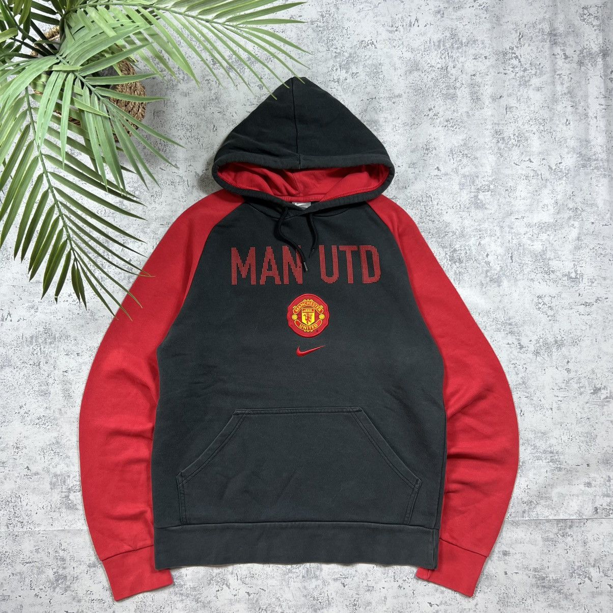 Nike 00s Nike Manchester United Vintage Y2K Soccer Hoodie Size US M / EU 48-50 / 2 - 1 Thumbnail