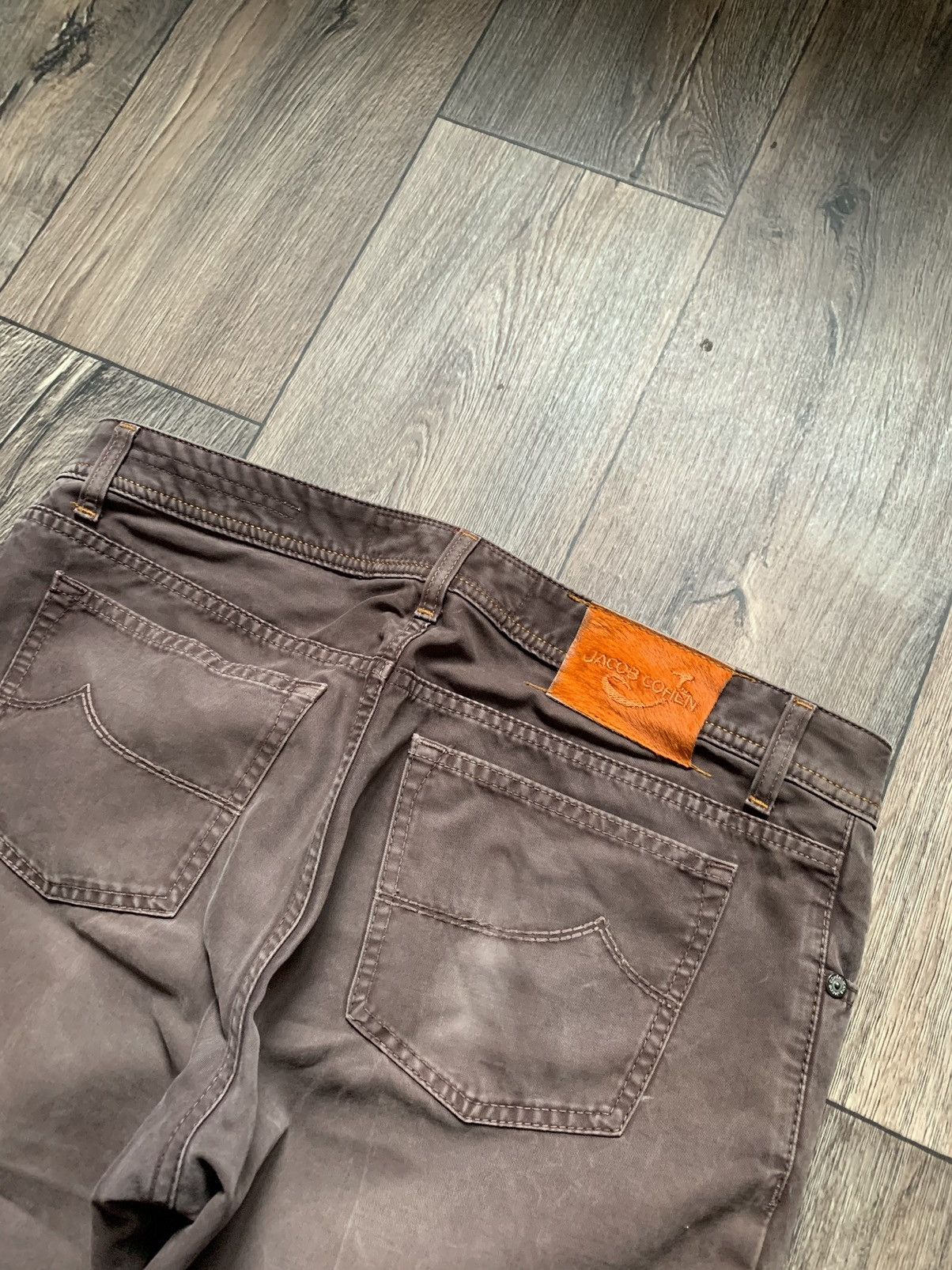 Jacob Cohen Vintage Jacob Cohen Denim Brown Jeans Size US 37 - 3 Thumbnail