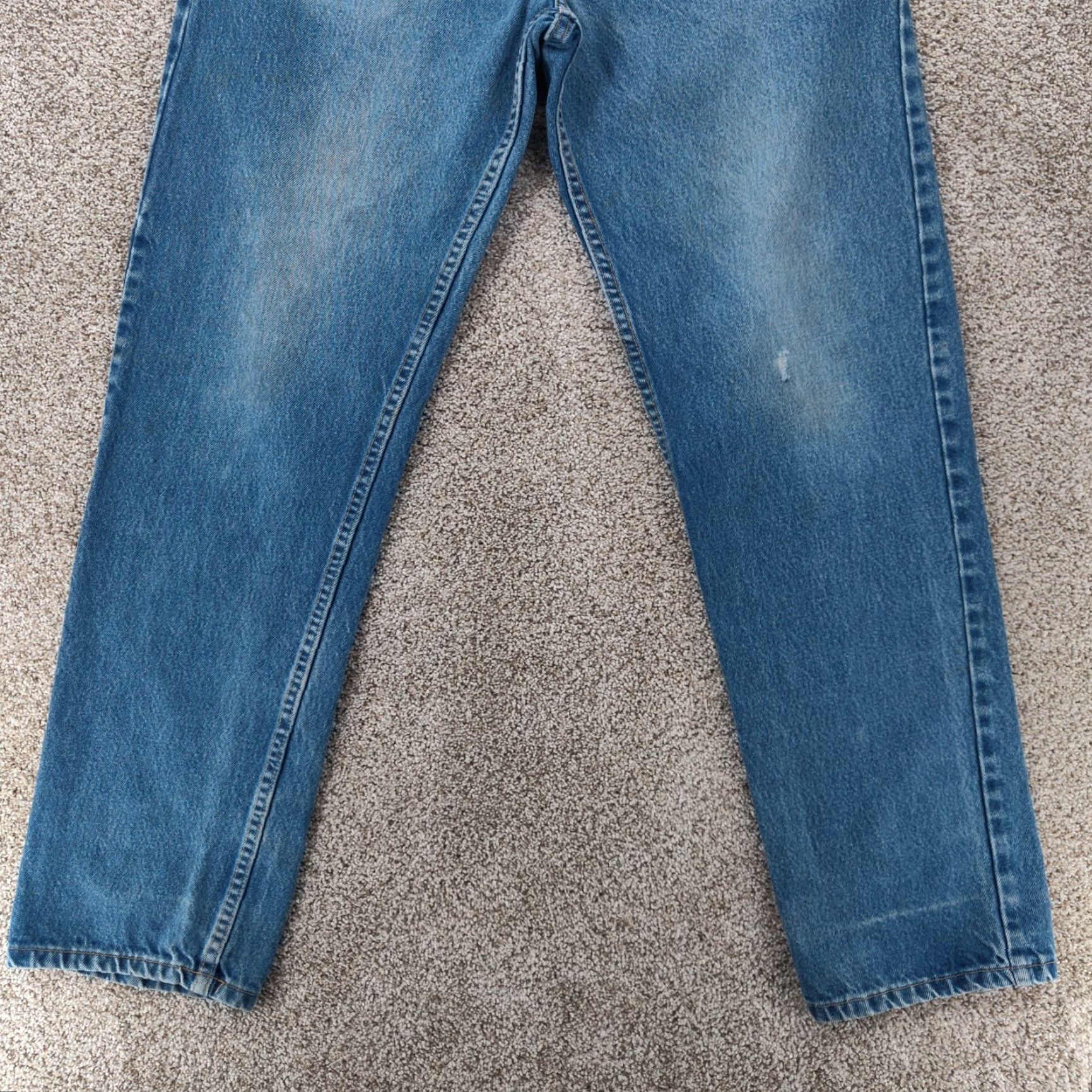 Denime Westex Indura Jeans Mens 36x36 Blue Flame-Resistant Distressed Denim 5-Pocket Regular Inseam 36 Size US 36 / EU 52 - 4 Thumbnail
