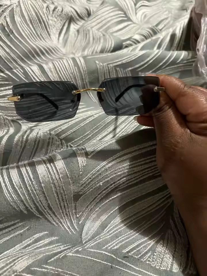 Electric Visual Rimless Square Sunglasses Size ONE SIZE - 13 Thumbnail