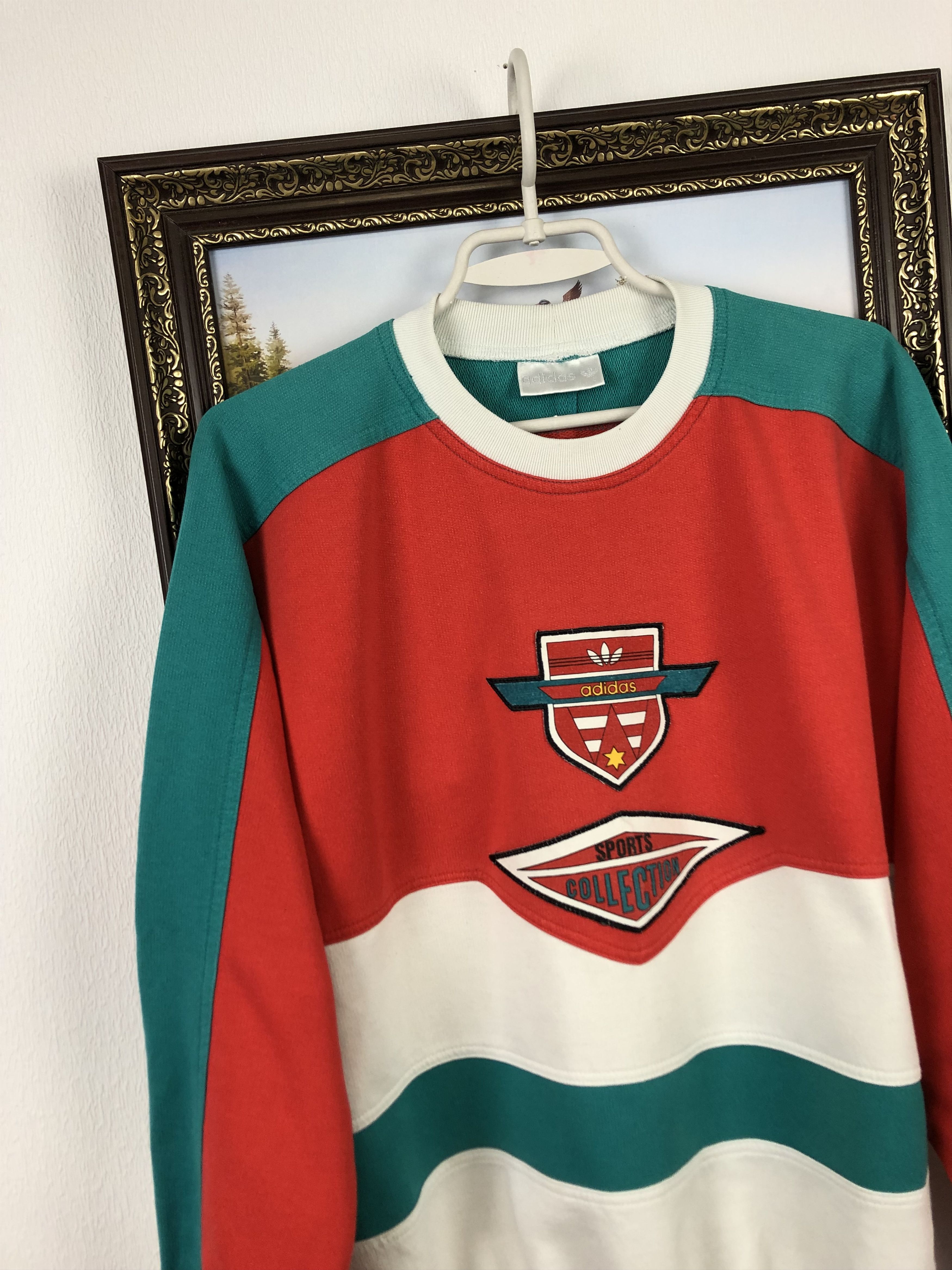 Adidas Vintage 90's Adidas Sport Collection Sweatshirt Rare Hype Size US M / EU 48-50 / 2 - 3 Thumbnail