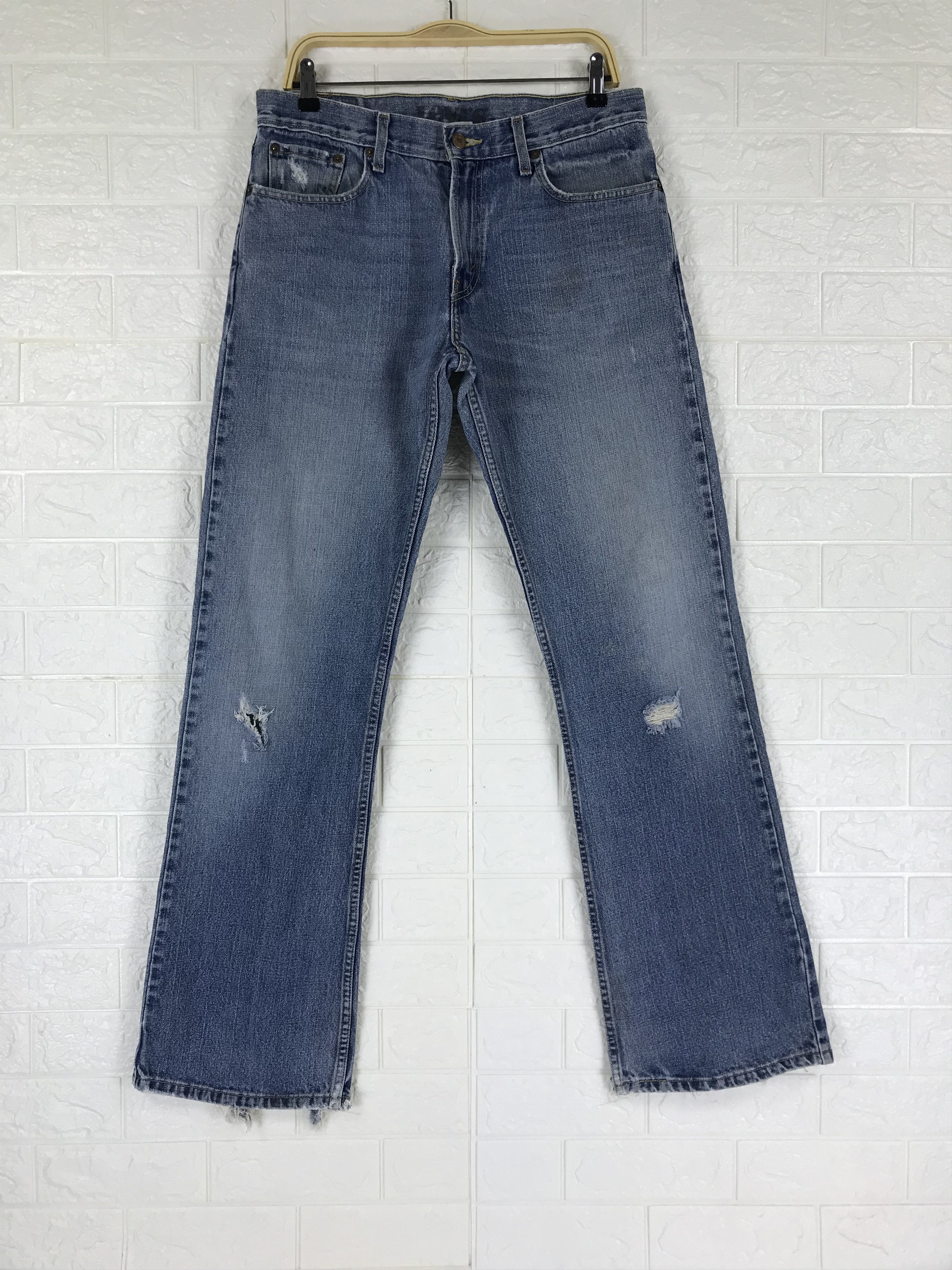 Levi's Vintage Levi's 527 Flare Jeans Distressed Denim Size US 32 / EU 48 - 1 Thumbnail