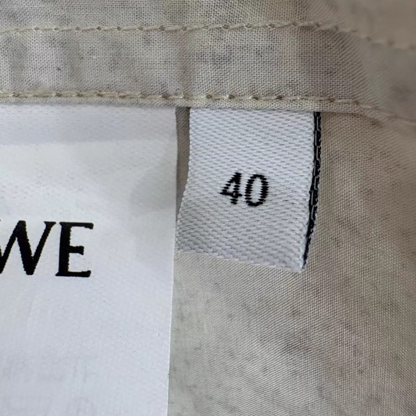 Loewe LOEWE SS23 Fish Print B-Collar LS Shirt Men's Beige Size US XXS / EU 40 - 5 Thumbnail