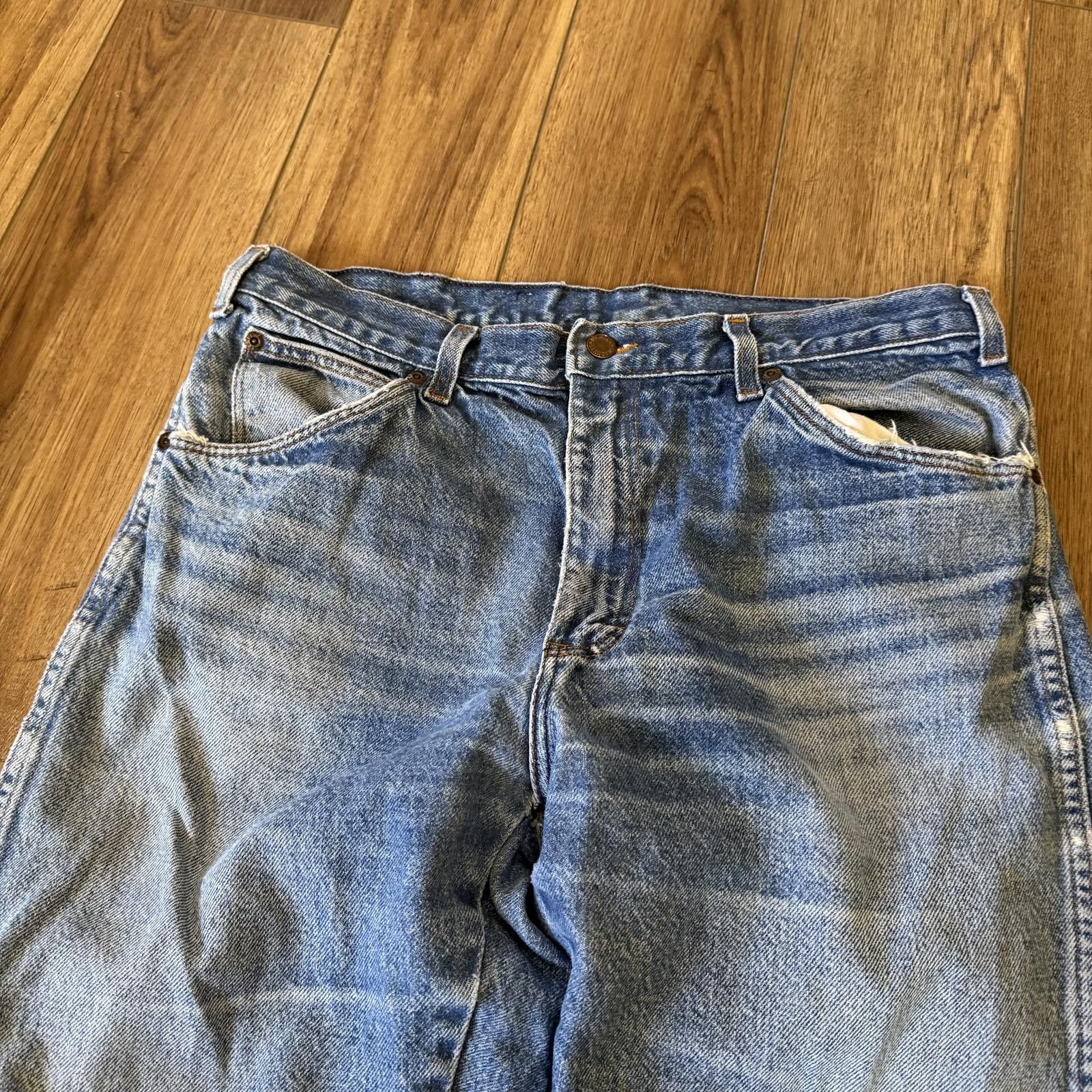 Dickies Vintage Dickies Branders Distressed Workwear Blue Jeans Size US 34 / EU 50 - 11 Thumbnail