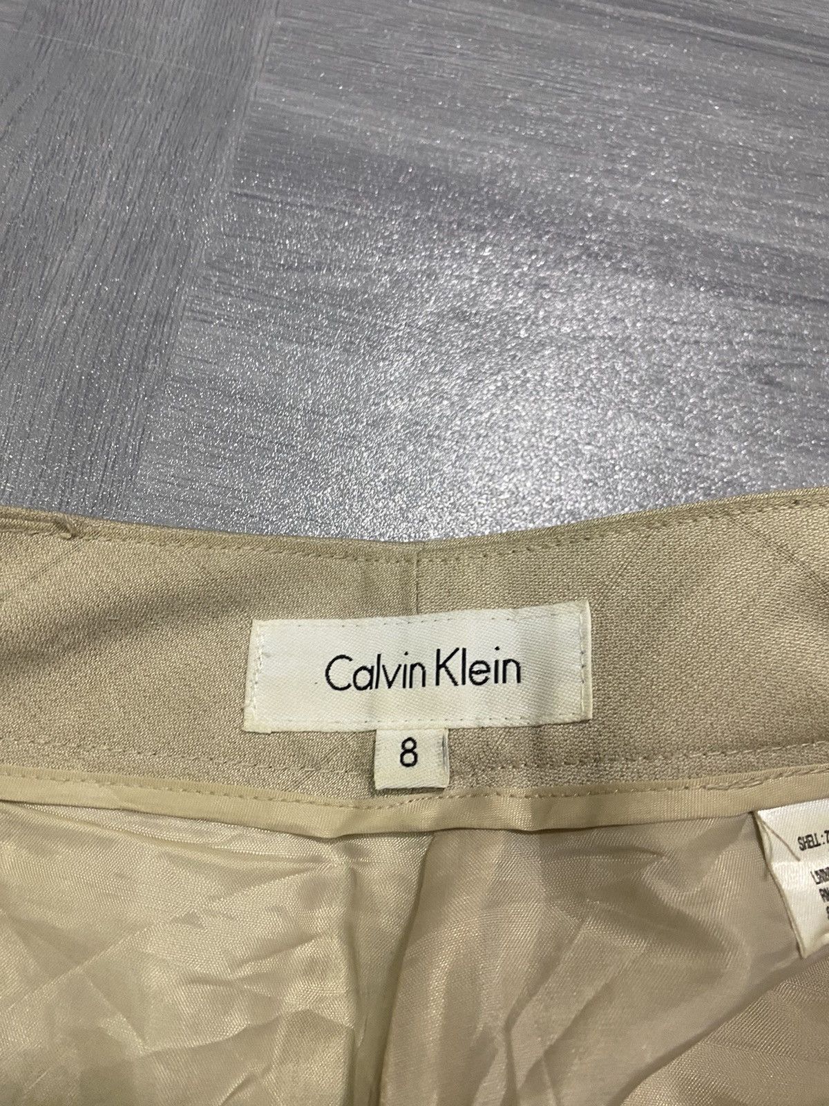 Designer Vintage Calvin Klein Straight Cut Casual Pants Size US 31 - 8 Thumbnail