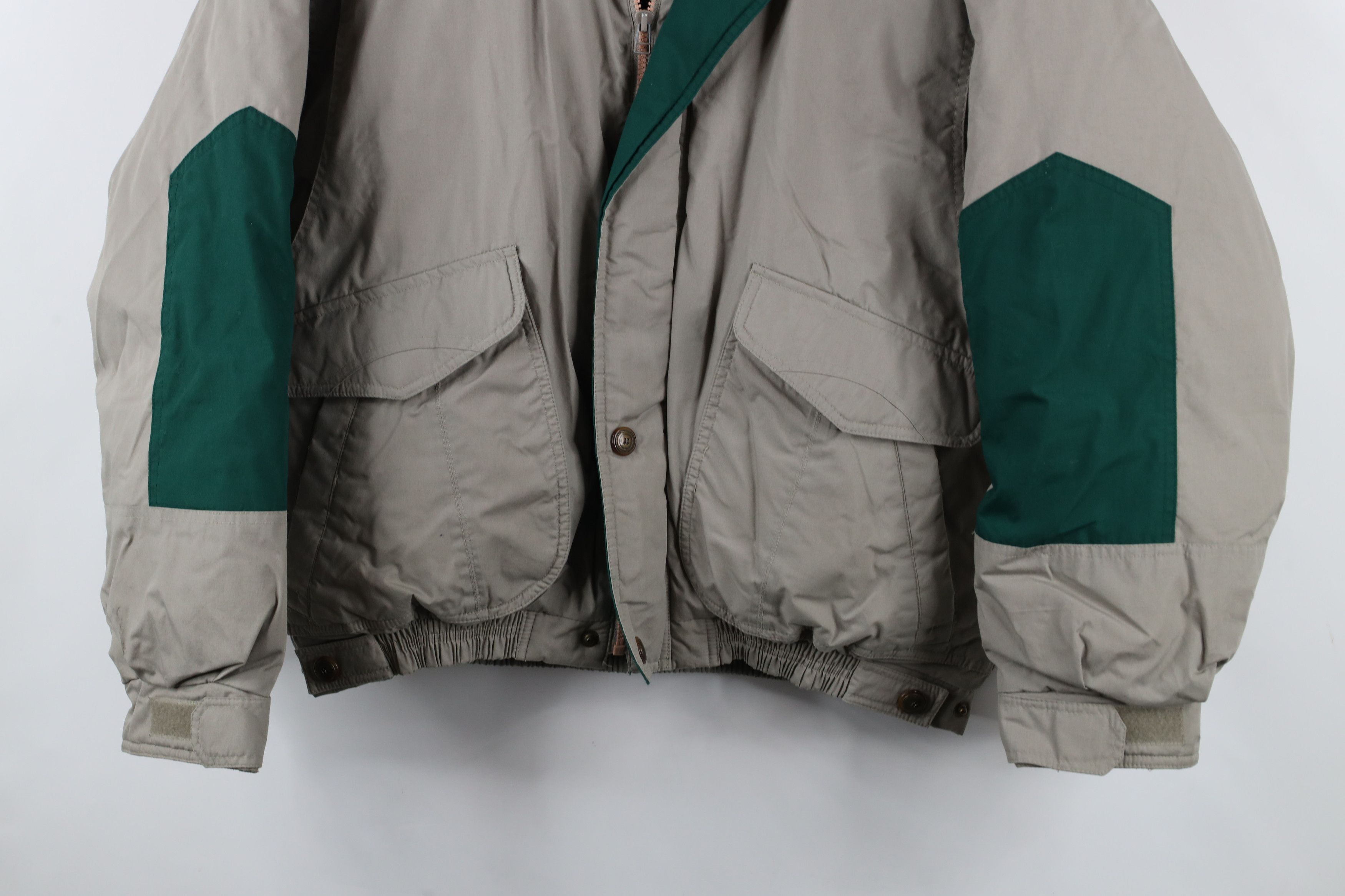 Members Only × Vintage Vintage 90s Members Only Wool Lined Duck Down Puffer Jacket Size US L / EU 52-54 / 3 - 3 Thumbnail