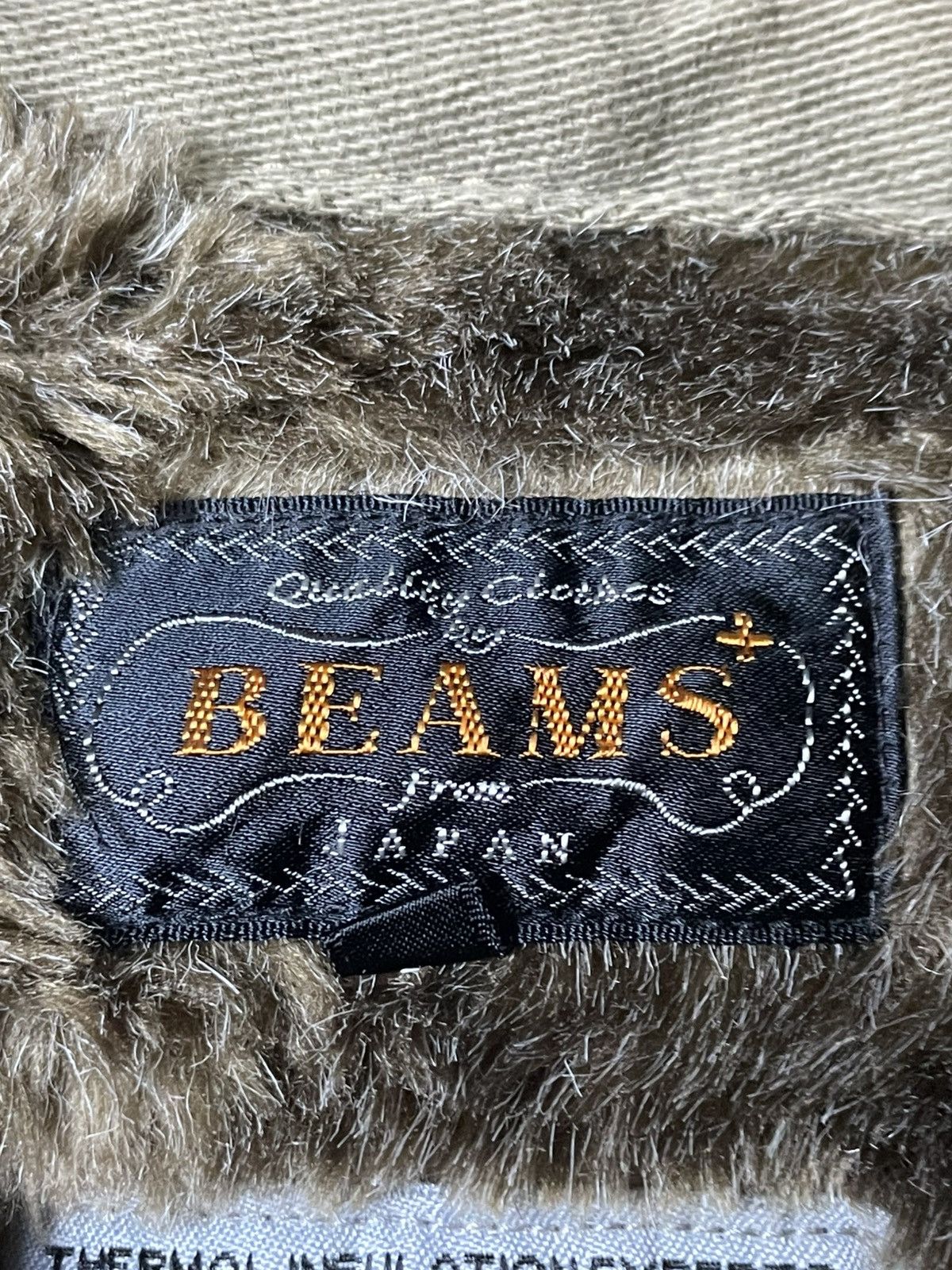 Beams Plus × Japanese Brand × Vintage BEAMS JAPAN Thermal Insulation Hooded Jacket (101) Size US S / EU 44-46 / 1 - 7 Thumbnail