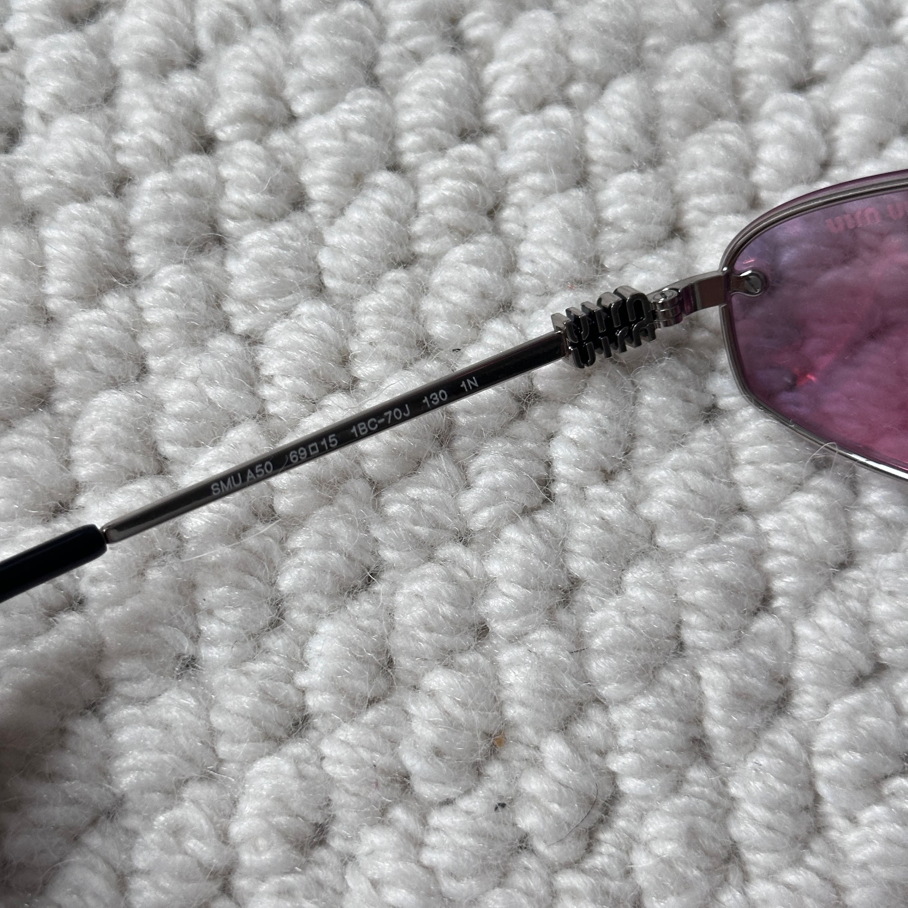 Miu Miu MIU MIU 0MU A50S SUNGLASSES Size ONE SIZE - 4 Thumbnail