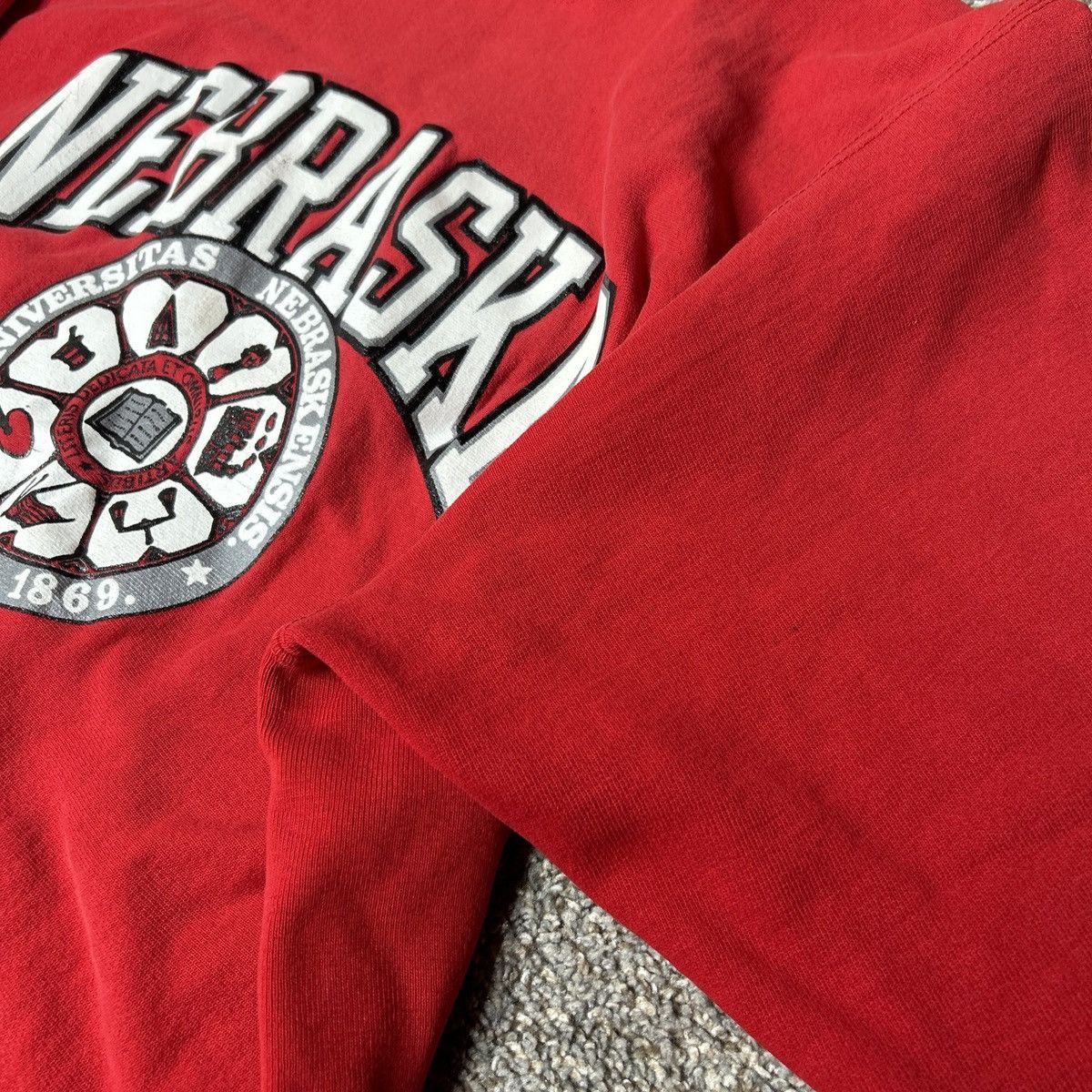 Champion × Vintage 80s champion reverse weave Nebraska red sweatshirt Size US XL / EU 56 / 4 - 7 Thumbnail