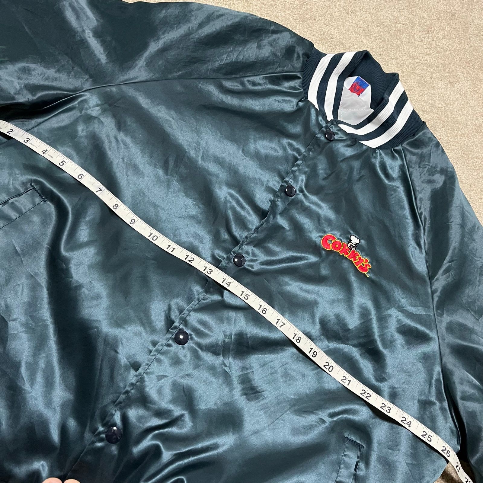 Other Corkys Satin Westark Tuqroise Bomber Jacket Varsity Style 2X Size US XXL / EU 58 / 5 - 5 Thumbnail