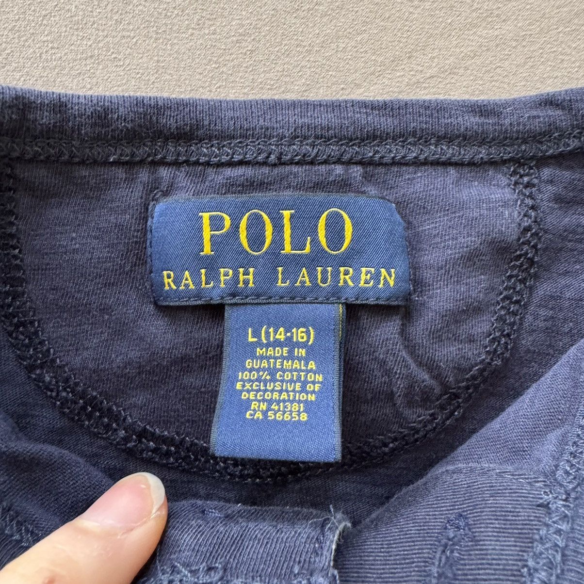 Polo Ralph Lauren Polo Ralph Lauren Cotton Short-Sleeve Henley Tee Size XS / US 0-2 / IT 36-38 - 4 Thumbnail