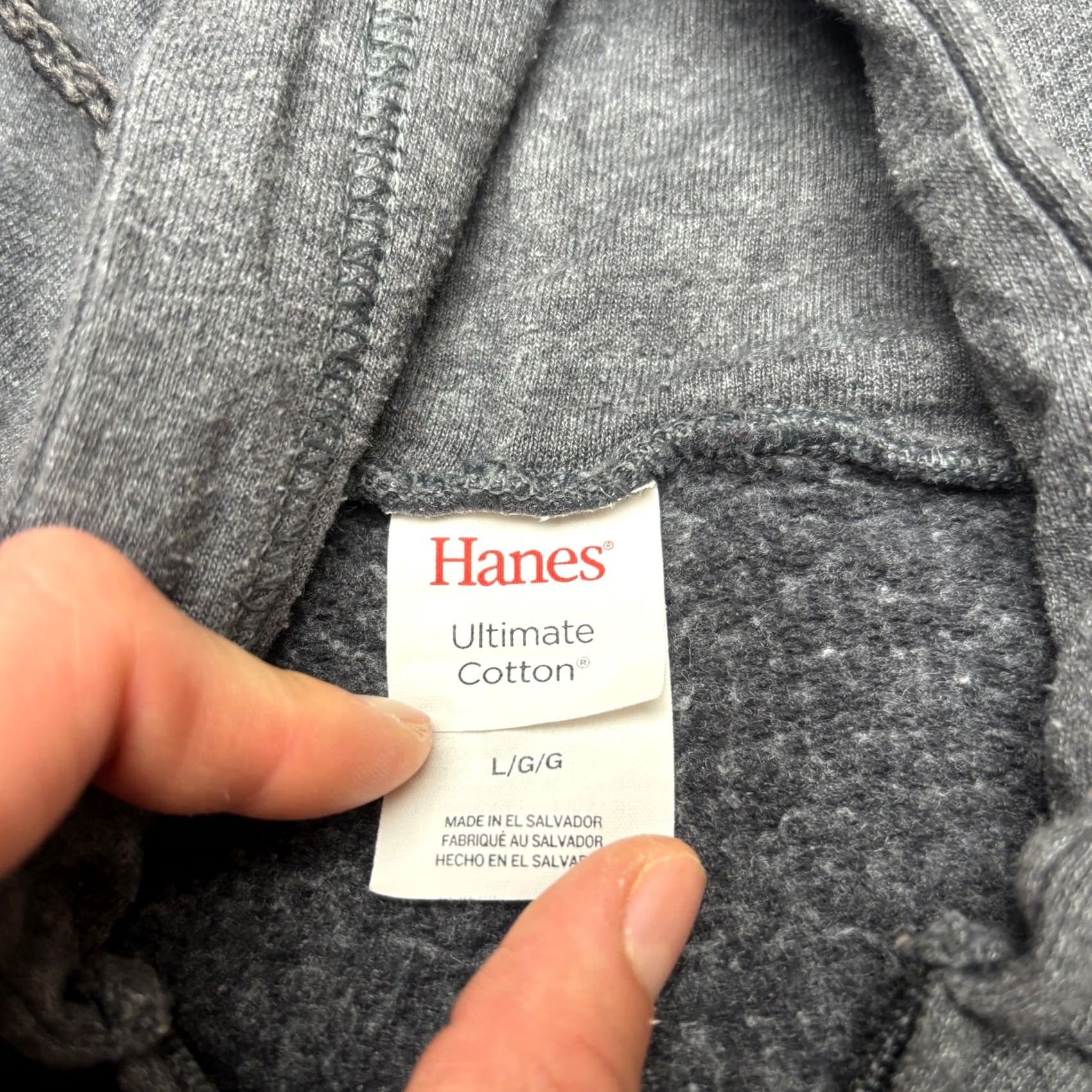 Hanes Trader Joe's Hoodie Hawaiian Flower Men's Large Hibiscus Employee Full Zip Gray Size US L / EU 52-54 / 3 - 4 Thumbnail