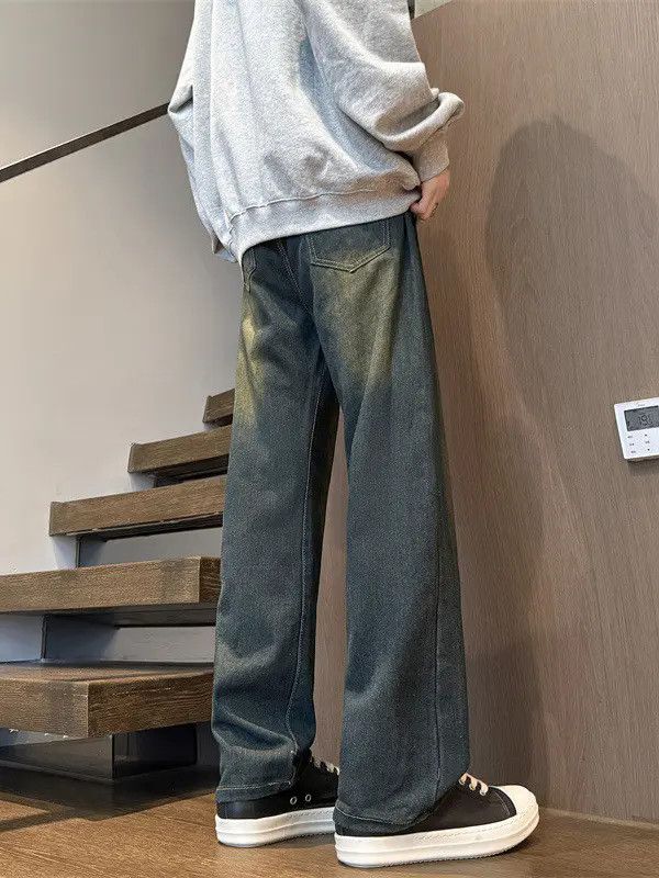 Japanese Brand × Jean Retro loose high street wide leg jeans Size US 32 / EU 48 - 4 Thumbnail