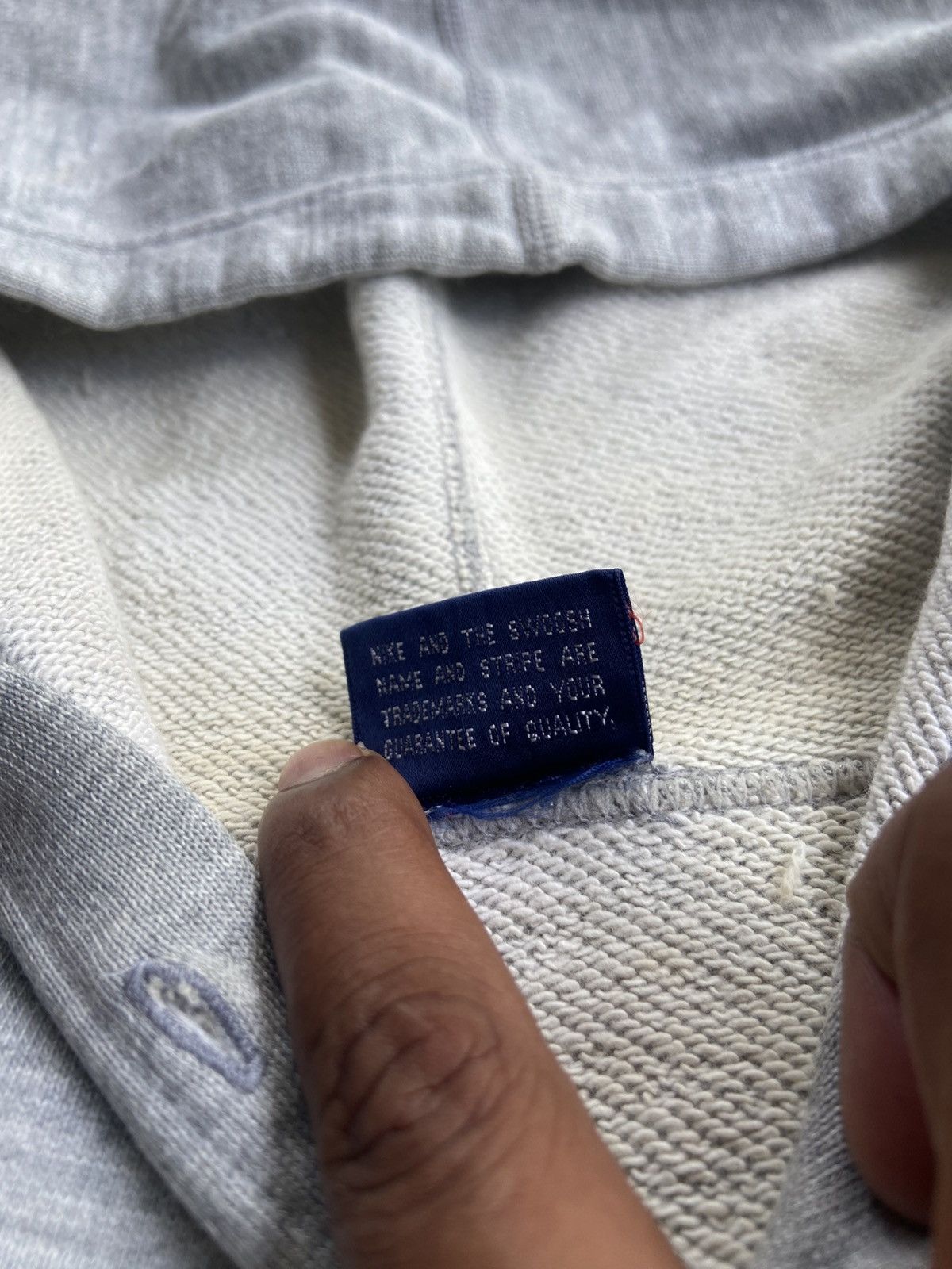 Nike × Vintage Vintage NIKE hoodie blue tag made in Japan Size US S / EU 44-46 / 1 - 9 Thumbnail