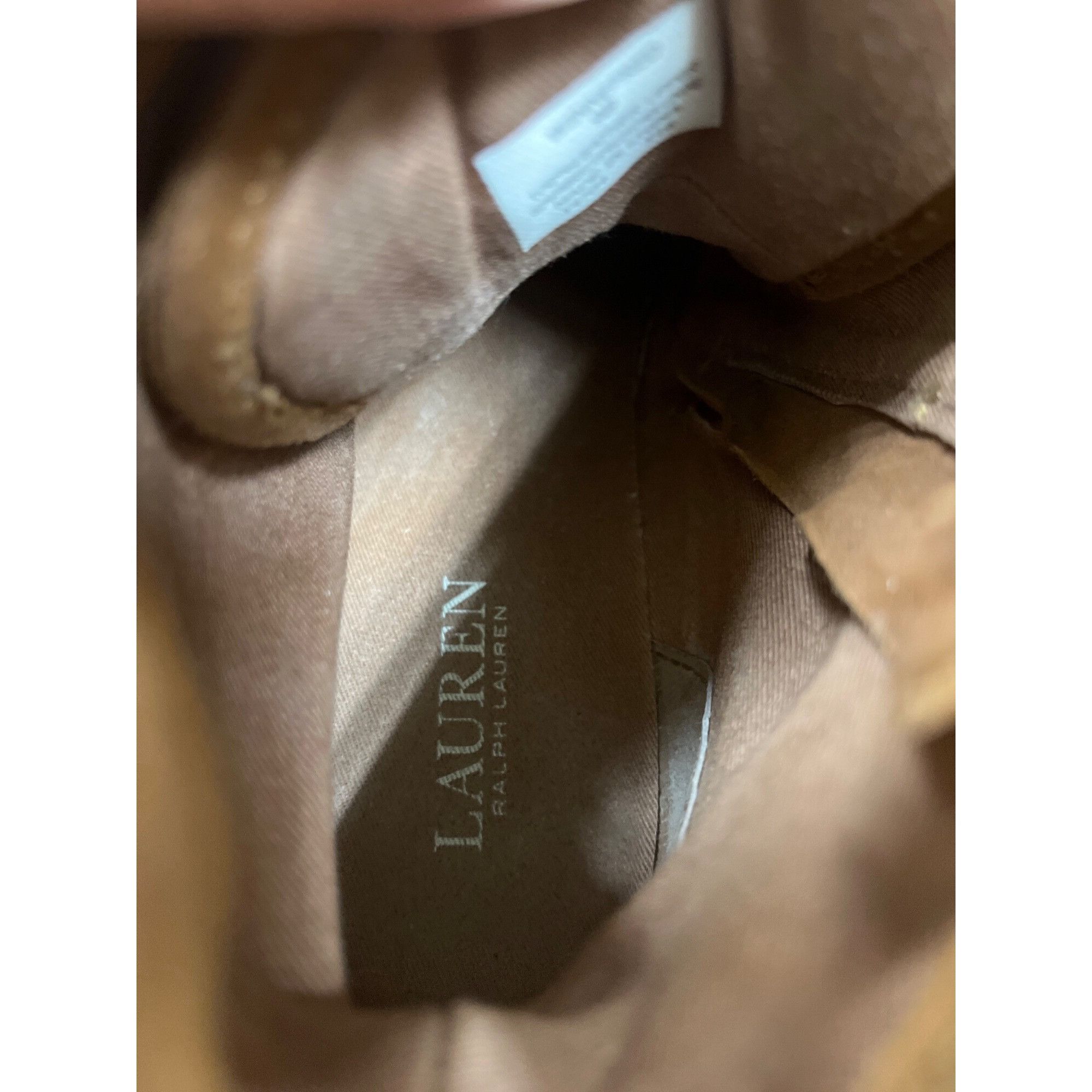 Lauren Ralph Lauren Lauren Ralph Lauren Winnered wms brown suede ankle boots sz Size US 9 / IT 39 - 5 Thumbnail