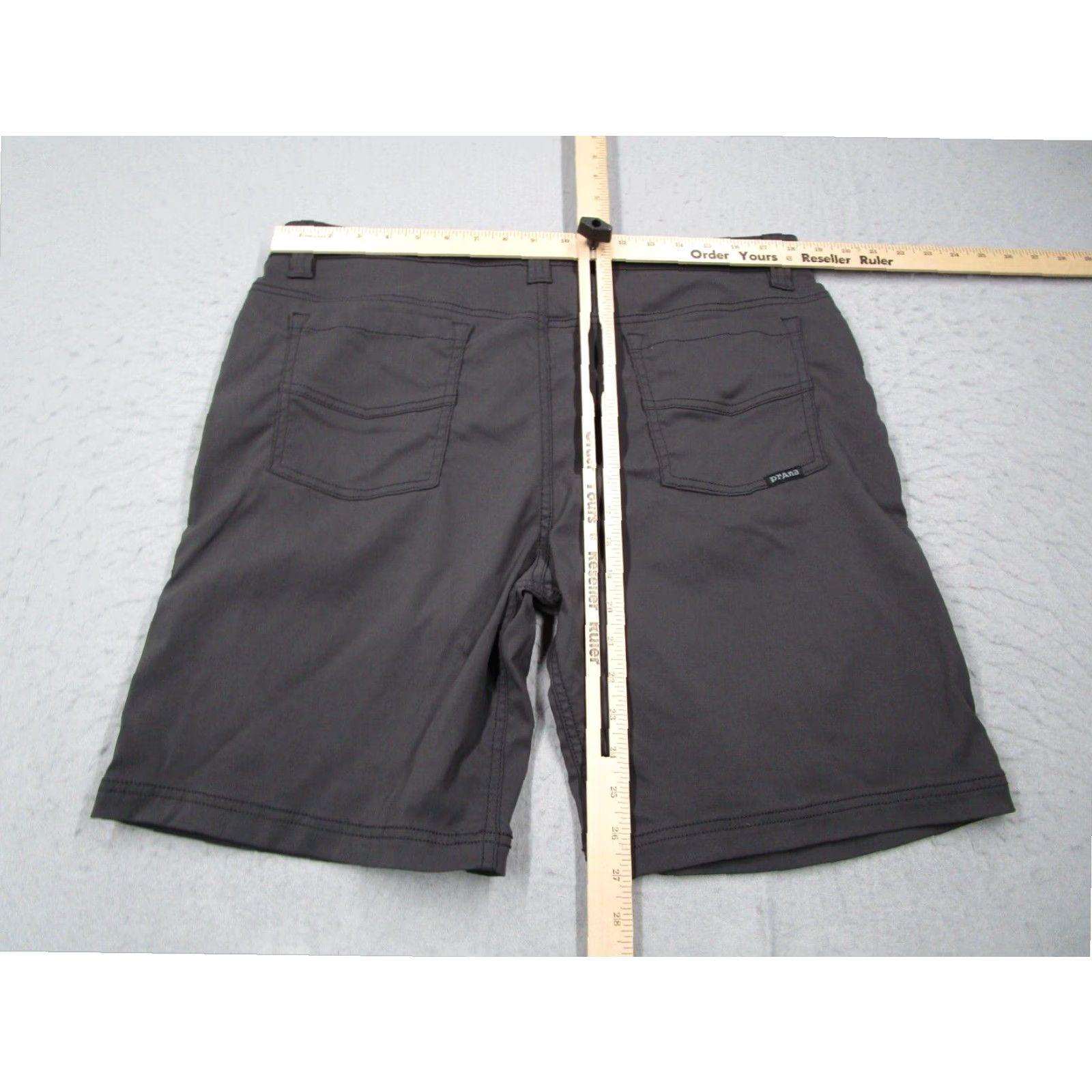 Prana prAna Brion Shorts Mens 36 Gray Nylon Stretch Outdoor Hike Work Utility Travel Size US 36 / EU 52 - 6 Thumbnail