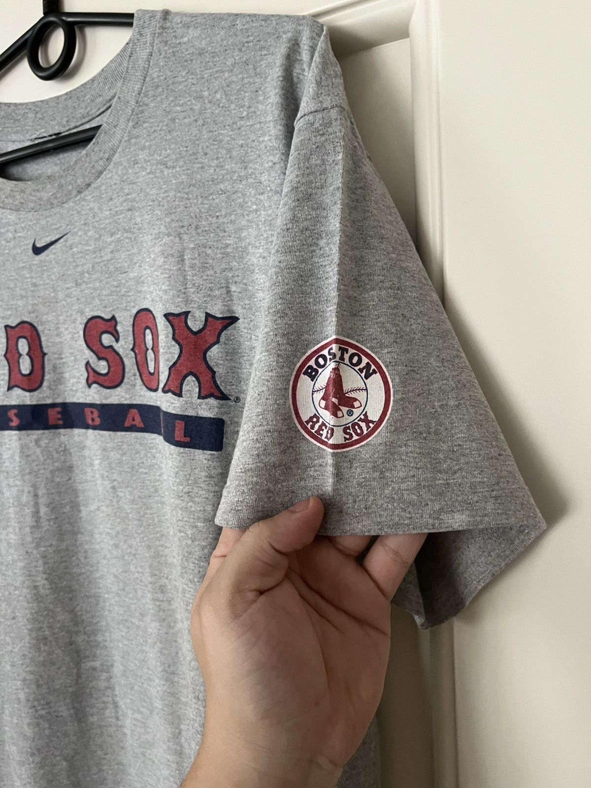 Nike Vintage Nike Red Sox Baseball Tee 2002 Size US L / EU 52-54 / 3 - 4 Thumbnail