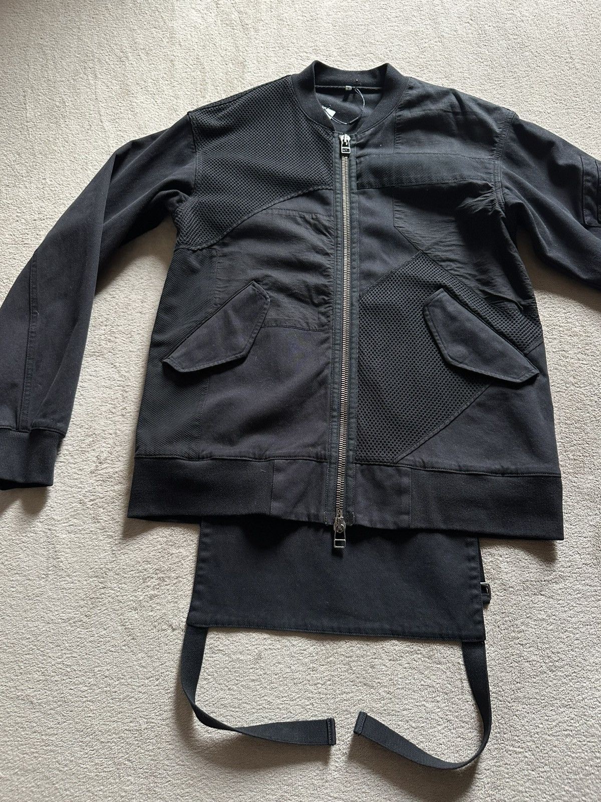 Helmut Lang Helmut Lang H01HM402 Patchwork Bomber Mesh/Straps Size Small Size US S / EU 44-46 / 1 - 6 Thumbnail