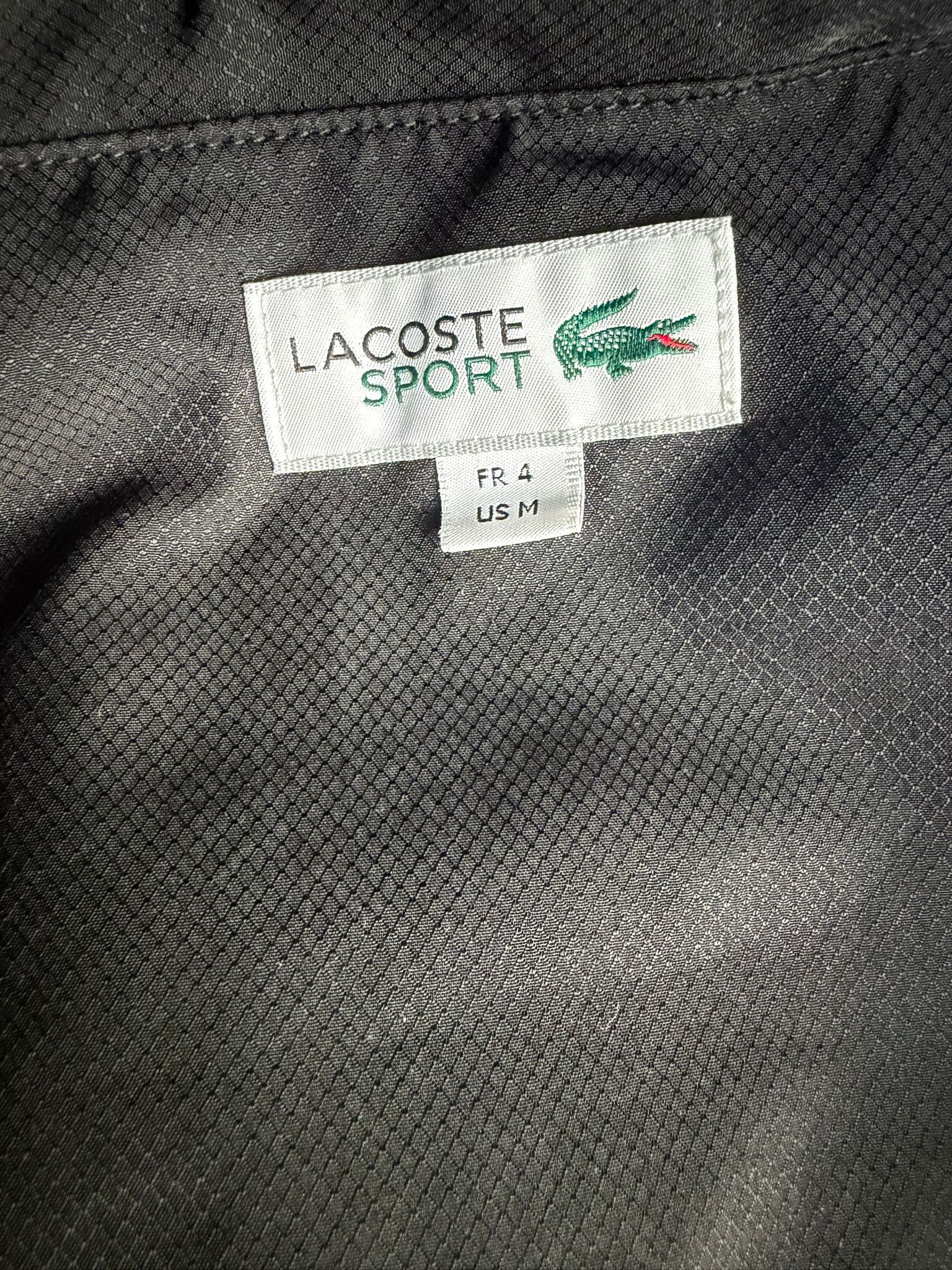 Lacoste Vintage Lacoste Sport Track Jacket Black/Red/White Size M Size US M / EU 48-50 / 2 - 3 Thumbnail