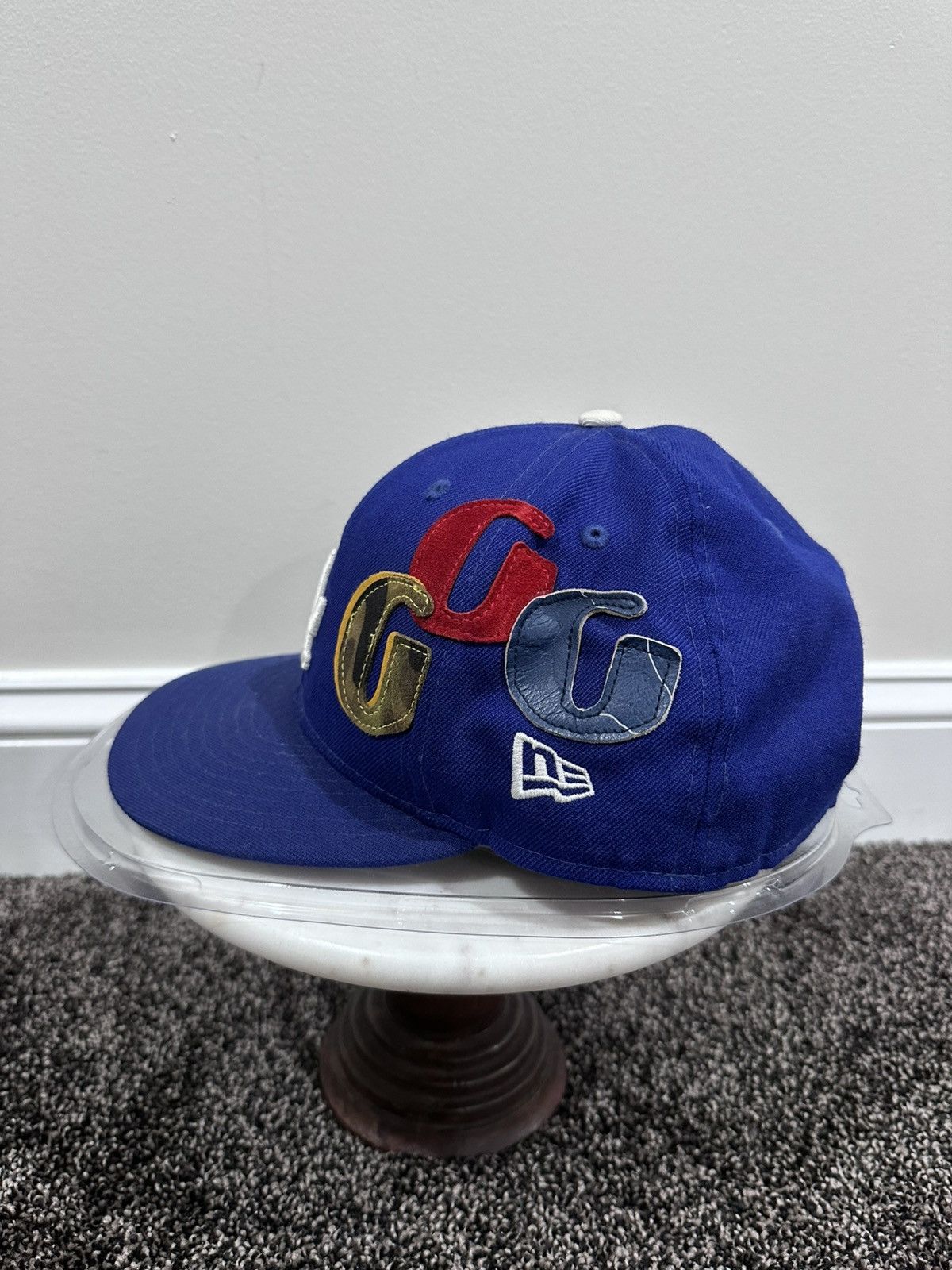 Gallery Dept. Gallery Dept Los Angeles LA Dodgers Blue G Patch Fitted Hat Size ONE SIZE - 3 Thumbnail
