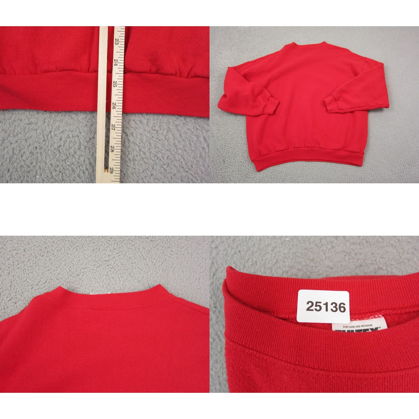 Tultex VINTAGE Tultex Sweatshirt Adult XL Red Proud to be American Mens 80s Size US XL / EU 56 / 4 - 9 Thumbnail