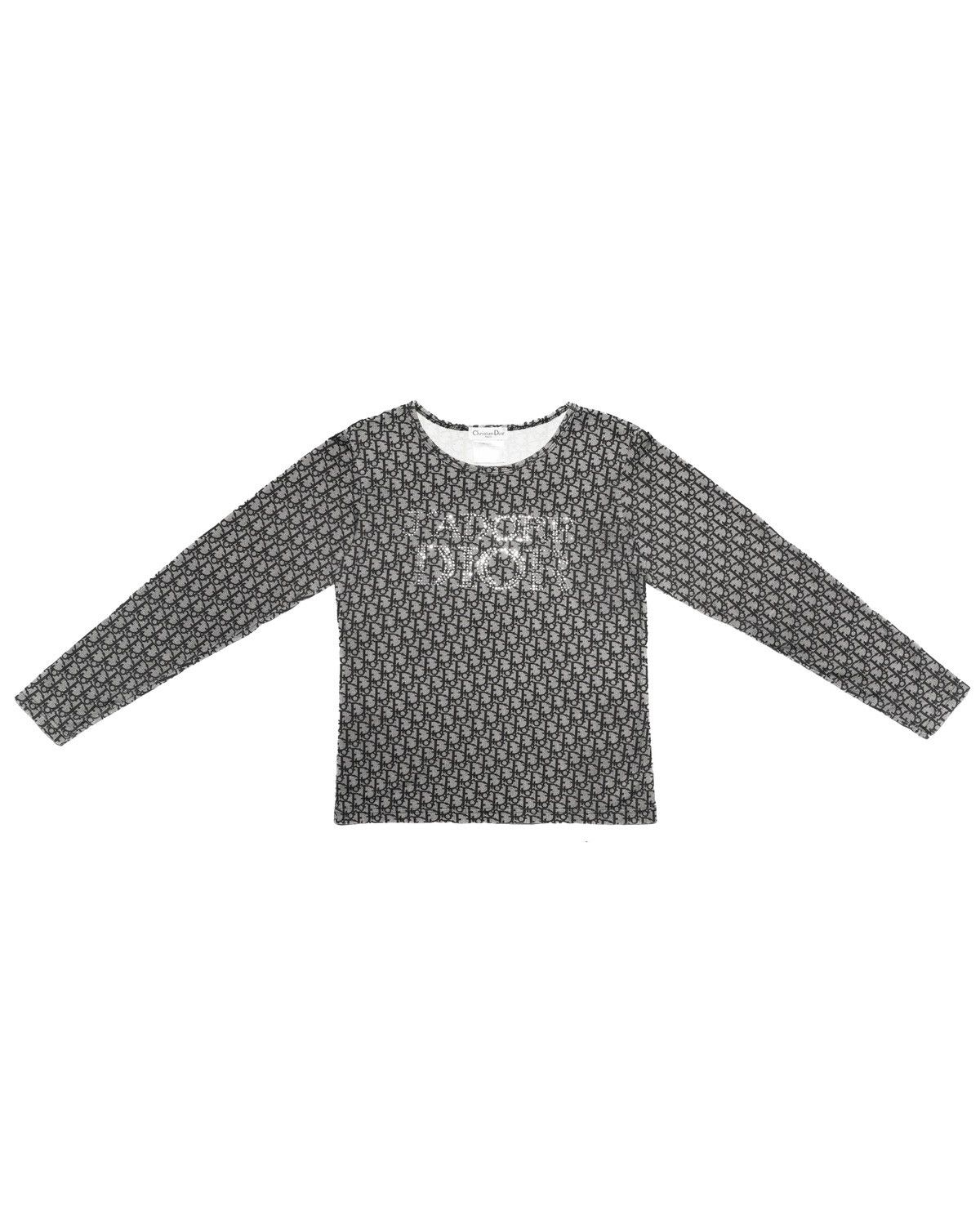 Dior Christian Dior J’Adore Dior Rhinestone Monogram Trotter Top Size XL / US 12-14 / IT 48-50 - 1 Thumbnail