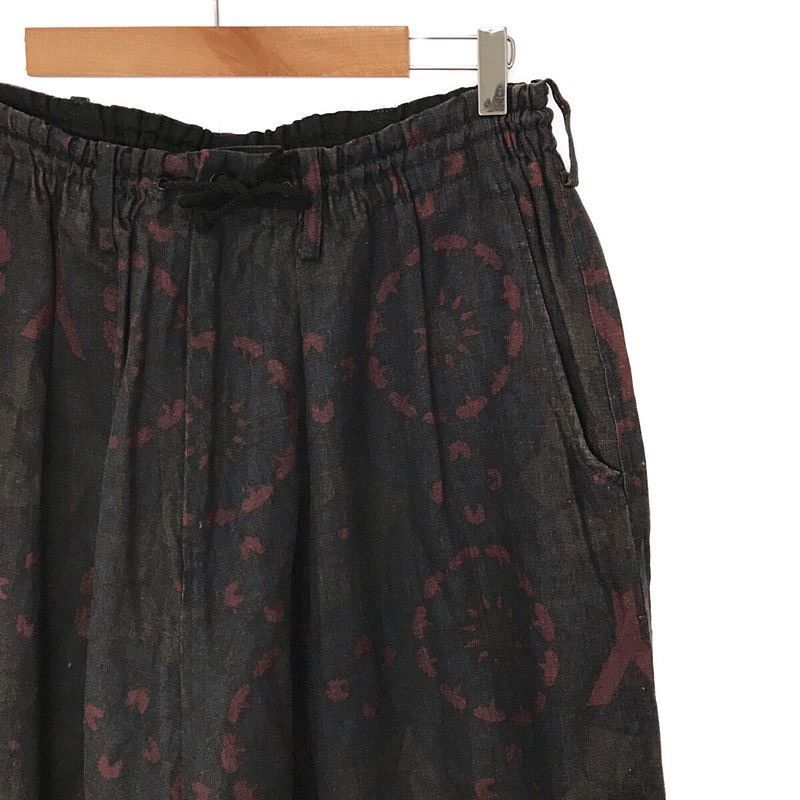 Yohji Yamamoto Yohji Yamamoto Pout Homme Linen Sarouel Pants Bordeaux SS15 Size US 32 / EU 48 - 3 Thumbnail