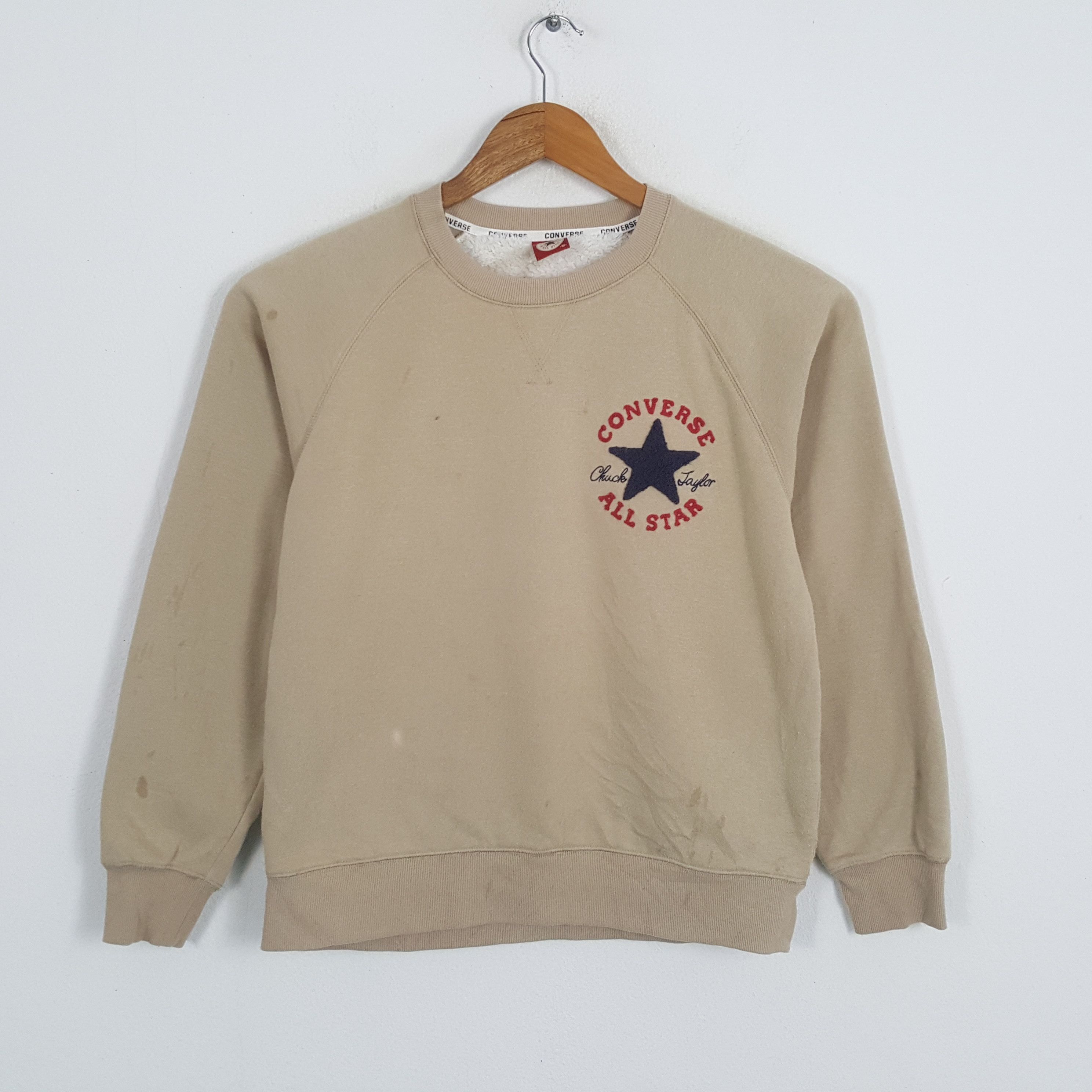 Converse × Vintage Vintage CONVERSE American Streetwear Skateboard Sweatshirts Size US M / EU 48-50 / 2 - 1 Thumbnail
