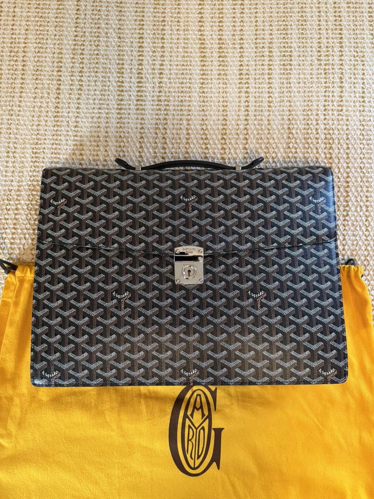 Limited Edition Goyard Goyardine Briefcase