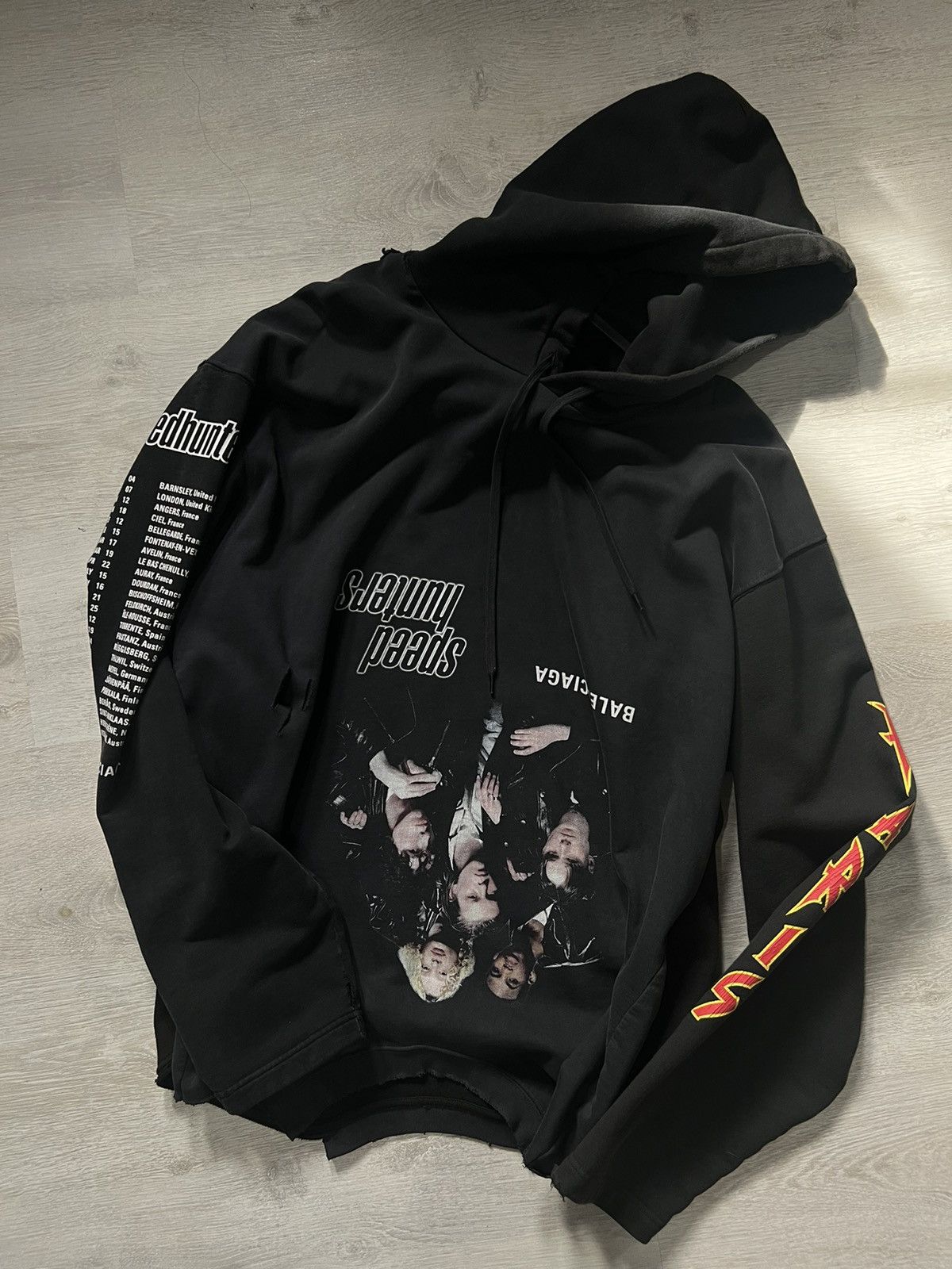 Balenciaga Balenciaga speed hunters upside down hoodie | Grailed