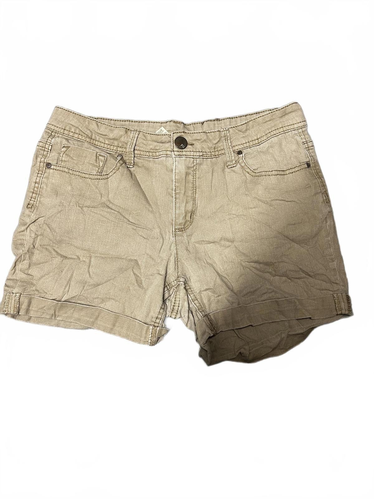 Faded Glory Faded Glory Women's Khaki Shorts - Size 10 Size 28" / US 6 / IT 42 - 2 Thumbnail