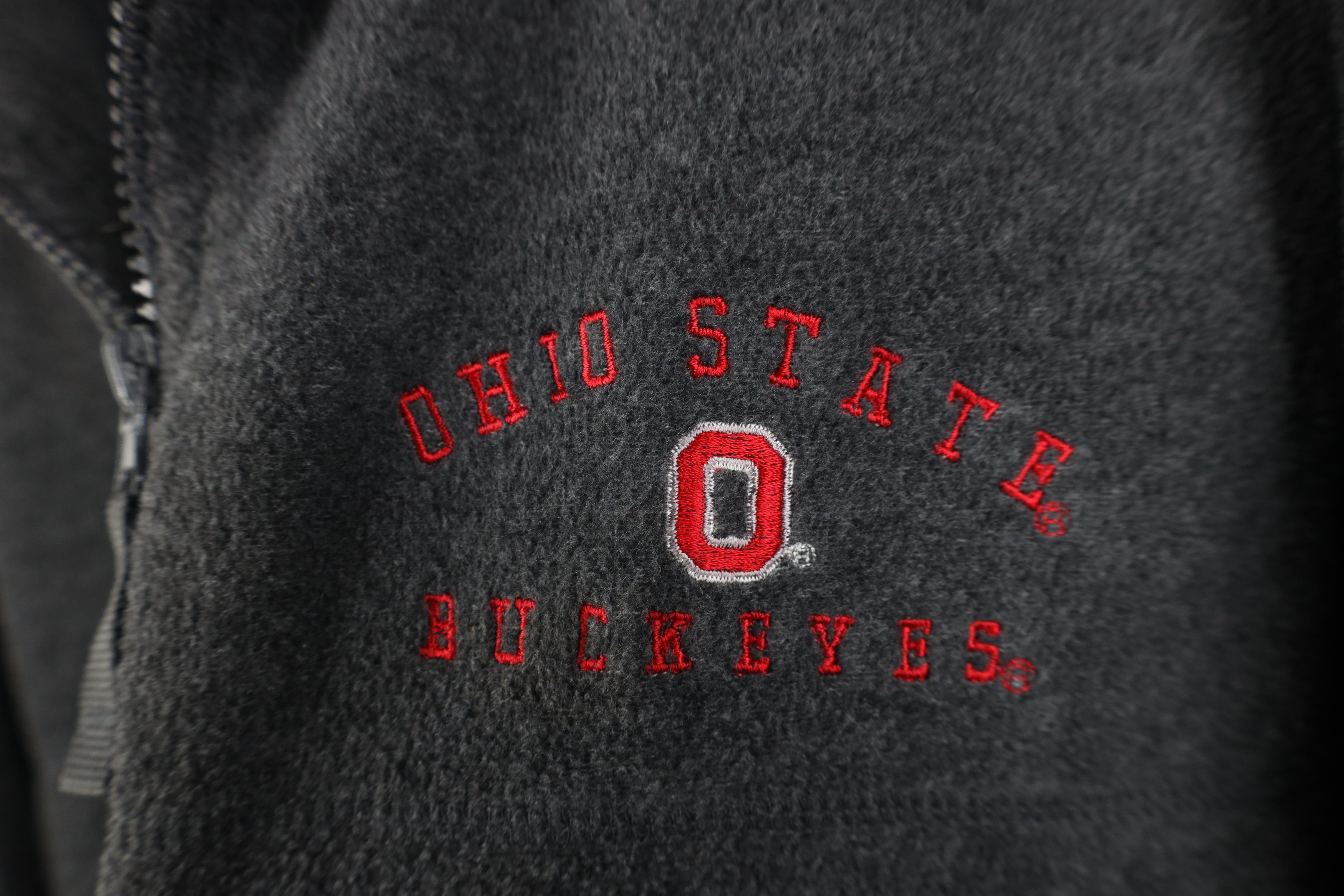 Vintage Vintage 90s Ohio State University Half Zip Pullover Sweater Size US XL / EU 56 / 4 - 5 Thumbnail