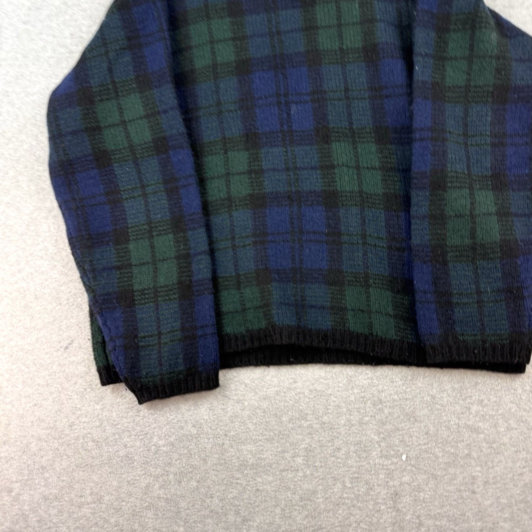 J.Crew VINTAGE J.CREW Sweater XL Men Wool Oarsman Plaid Crew Neck Pullover Christmas Preppy Classic Holiday Men xl Regular Blue Black Green Size US XL / EU 56 / 4 - 2 Thumbnail