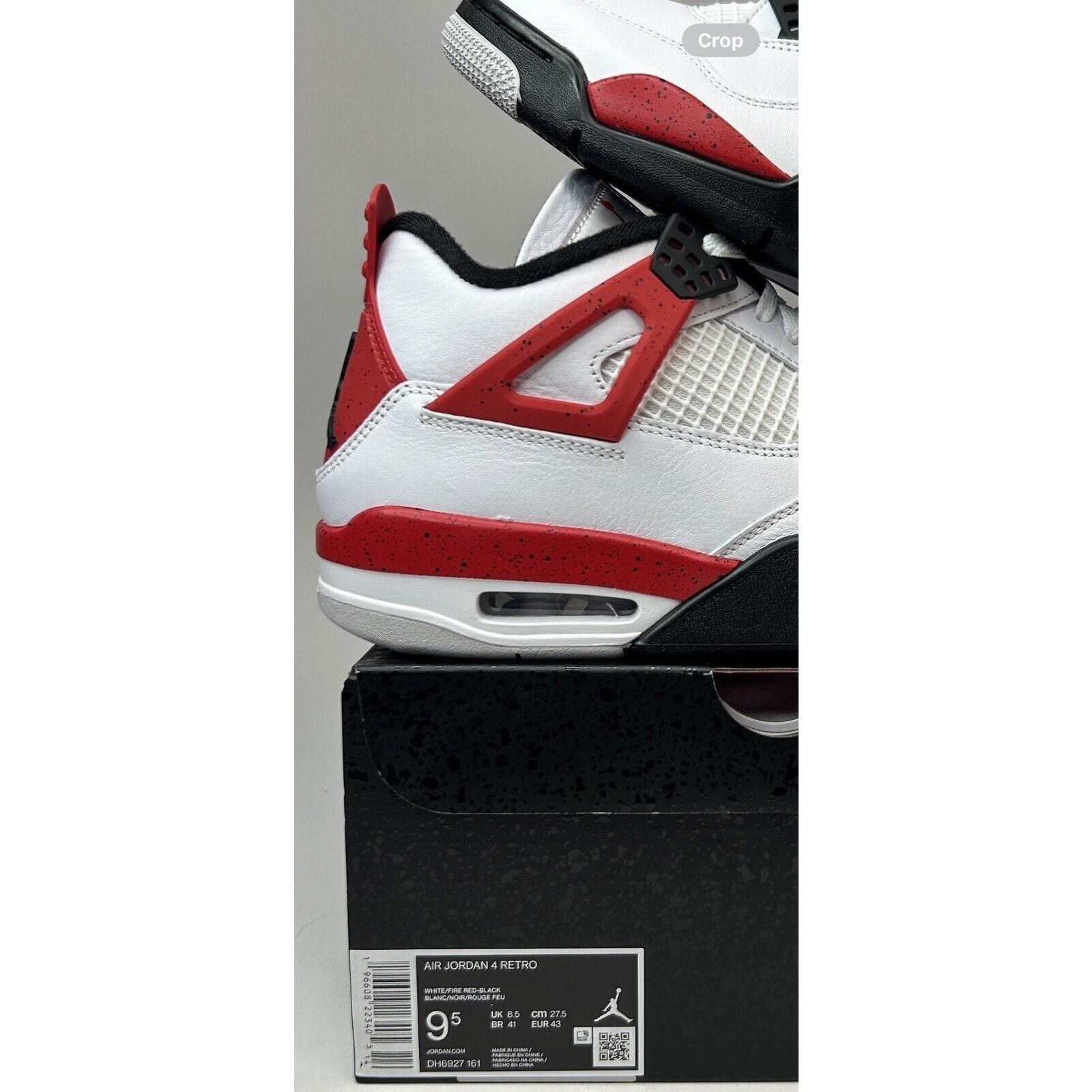 Jordan Brand Nike Air Jordan 4 Retro “Red Cement” 2023 Size US 9.5 / EU 42-43 - 5 Thumbnail